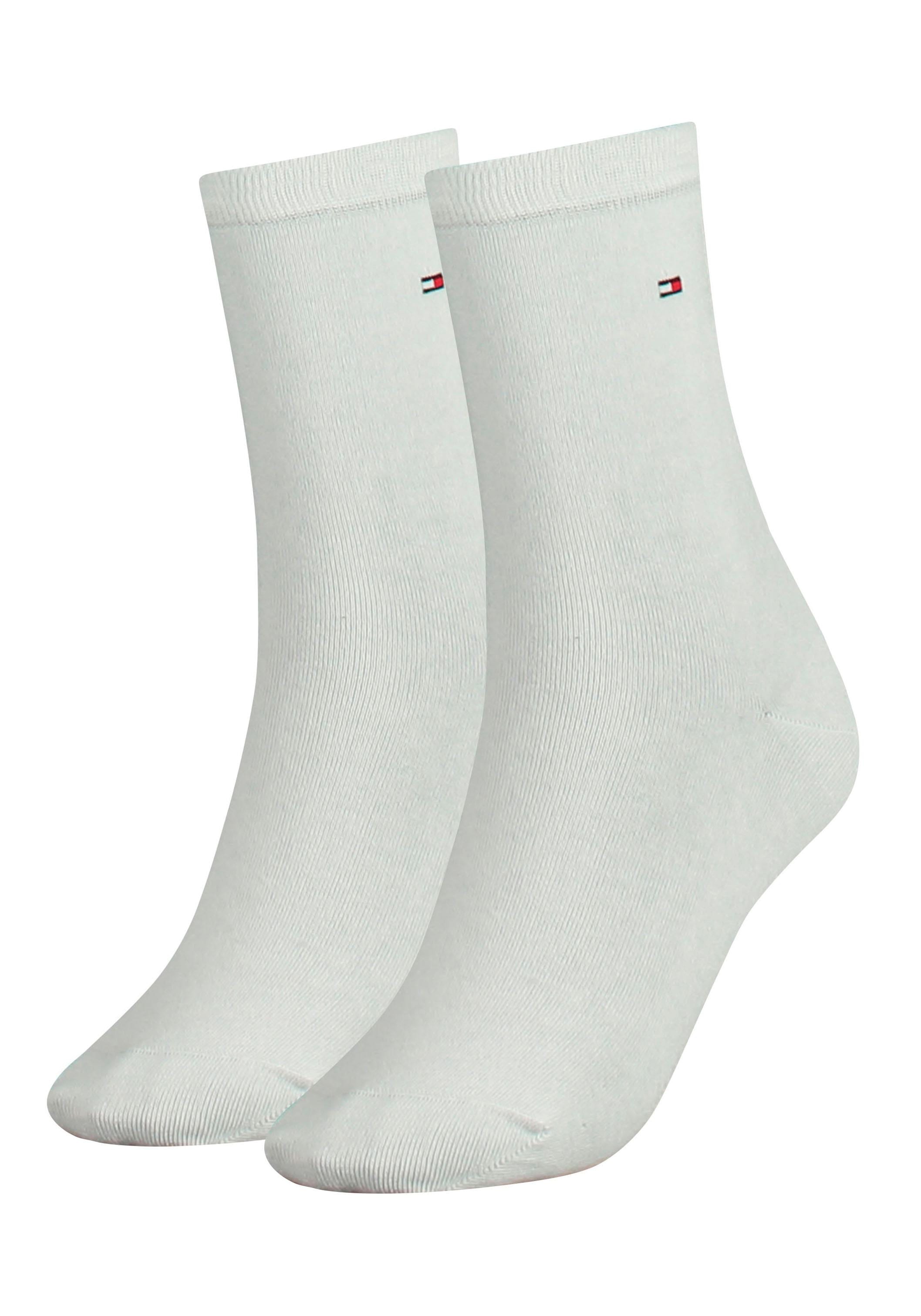 Tommy Hilfiger Socken, (2 Paar), mit flacher Zehennaht