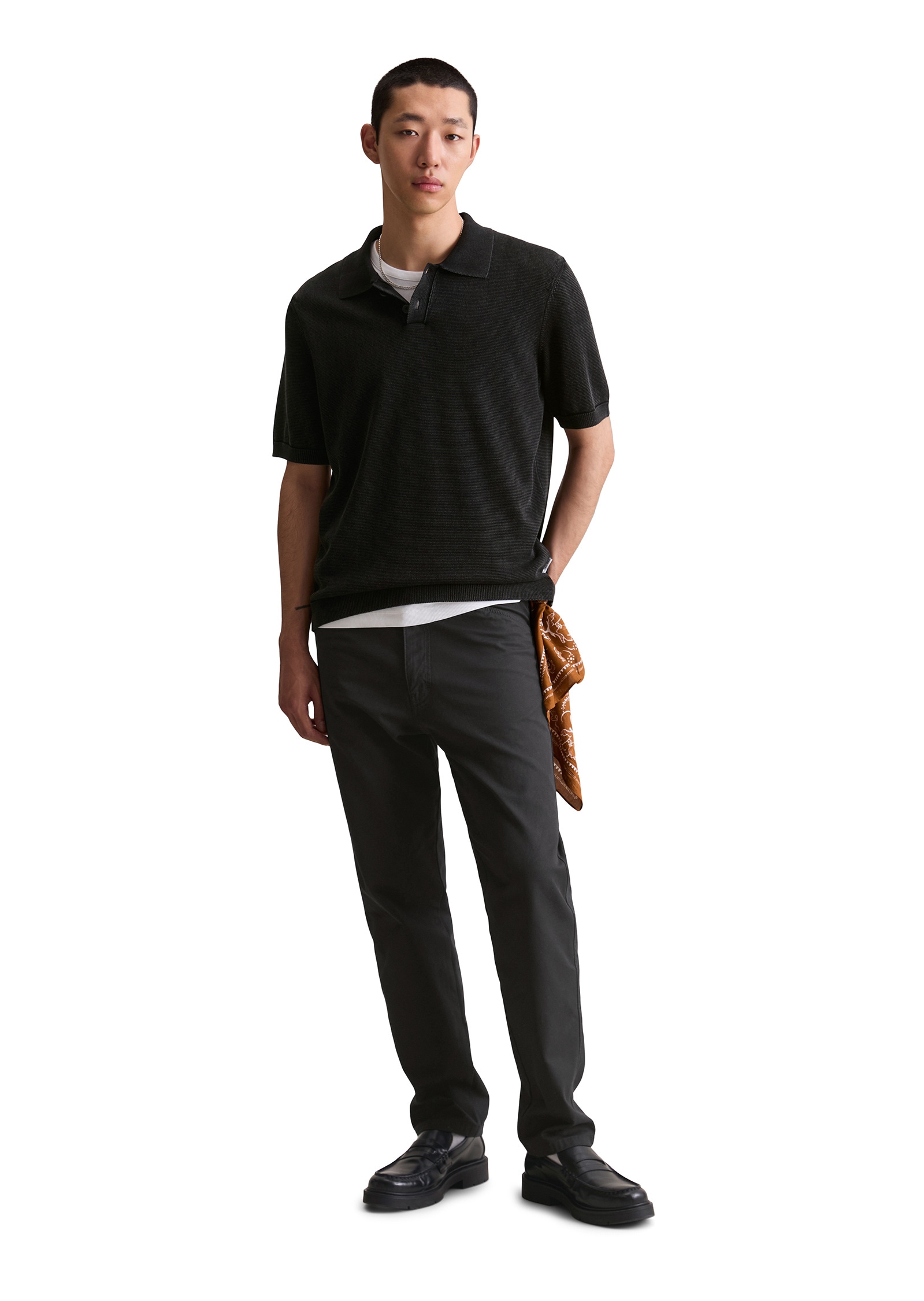 Marc O'Polo DENIM Poloshirt »aus reiner Bio-Baumwolle«
