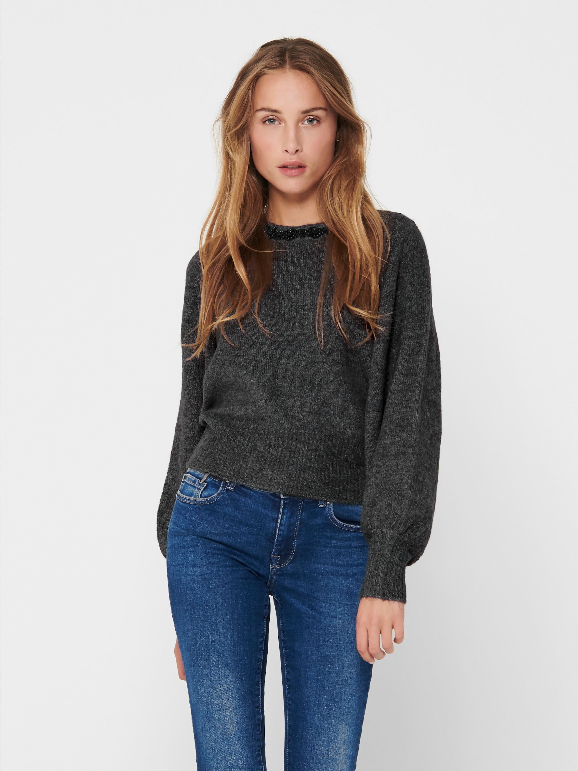 ONLY "ONLELSA L/S PULLOVER KNT NOOS" Materialmix, regular fit
