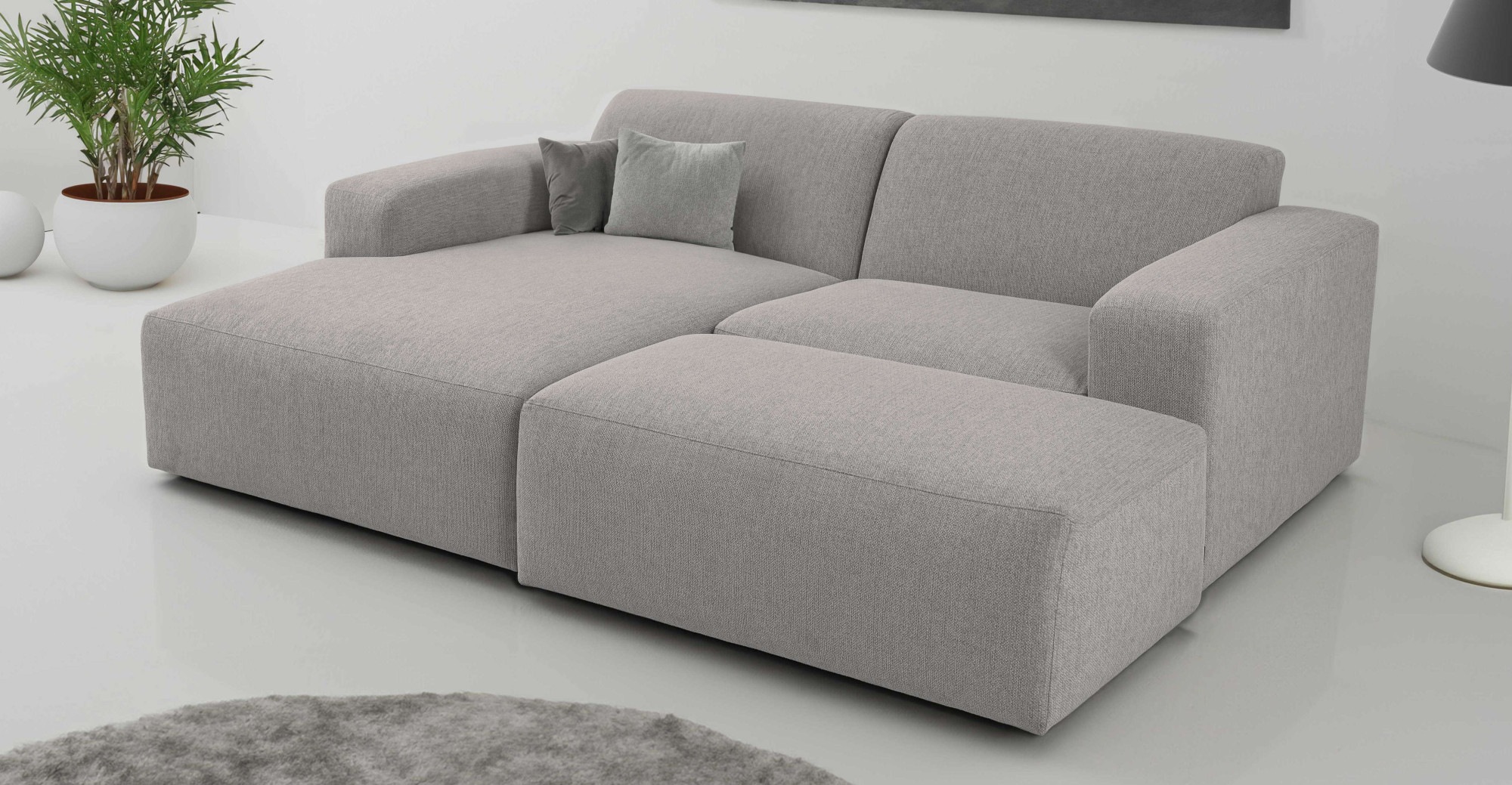 INOSIGN Ecksofa "Koa,228cm, L-Form, Modulsofa, Webstoff, Cord", Designsofa, günstig online kaufen