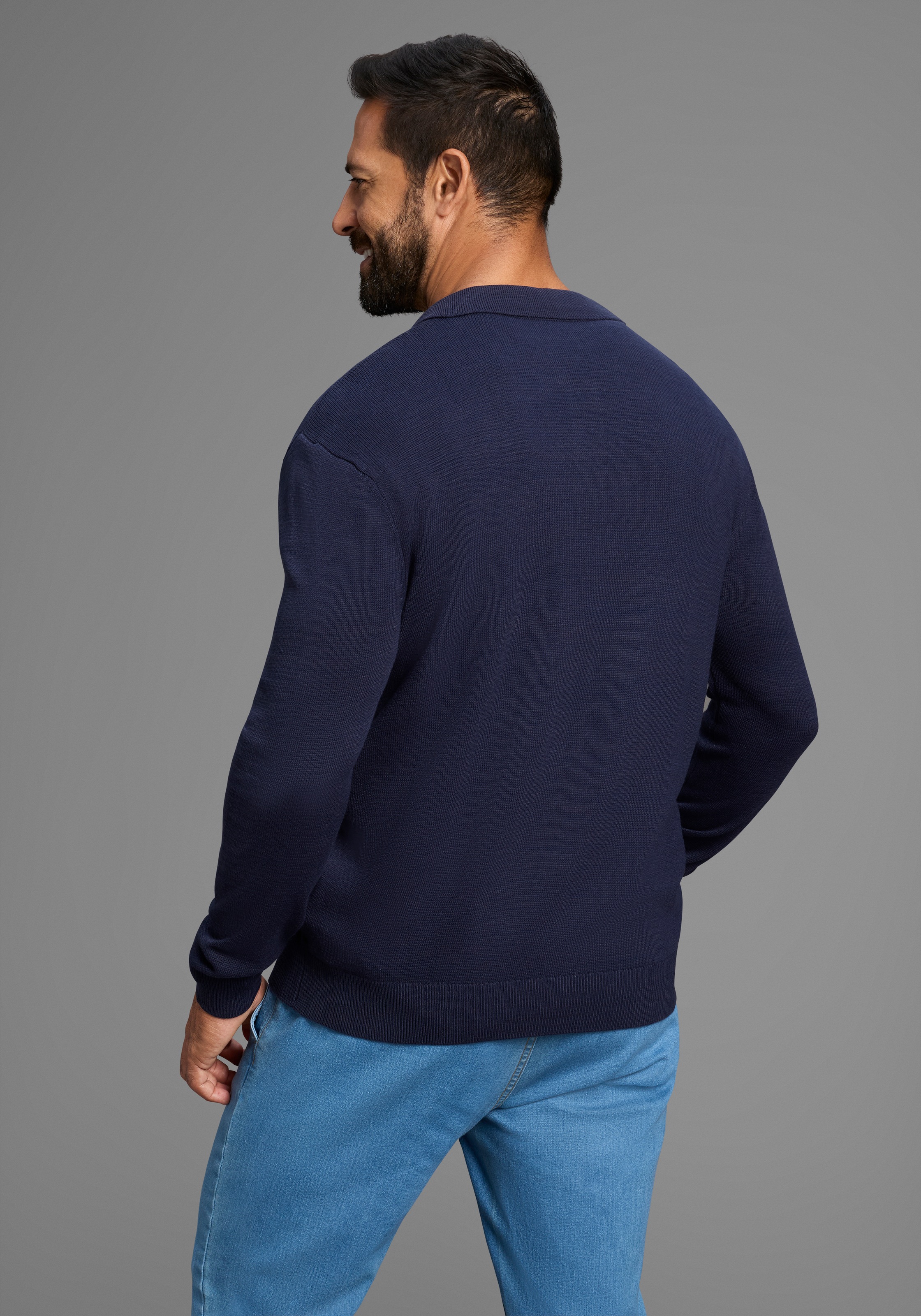 Mans World Polokragenpullover "Neue Kollektion ", mit Knopfleiste günstig online kaufen