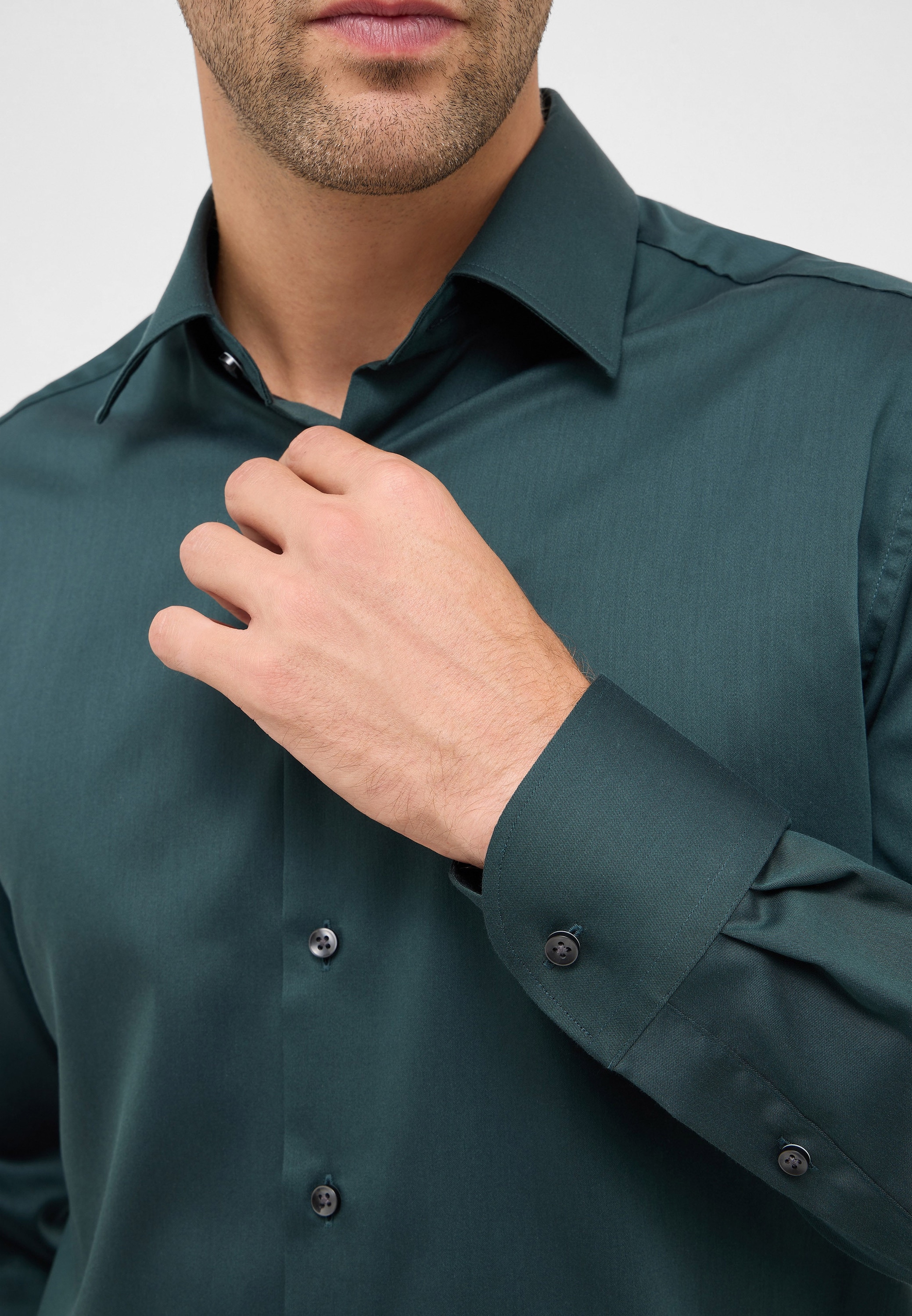 Eterna Langarmhemd »MODERN FIT«, NON IRON (bügelfrei)