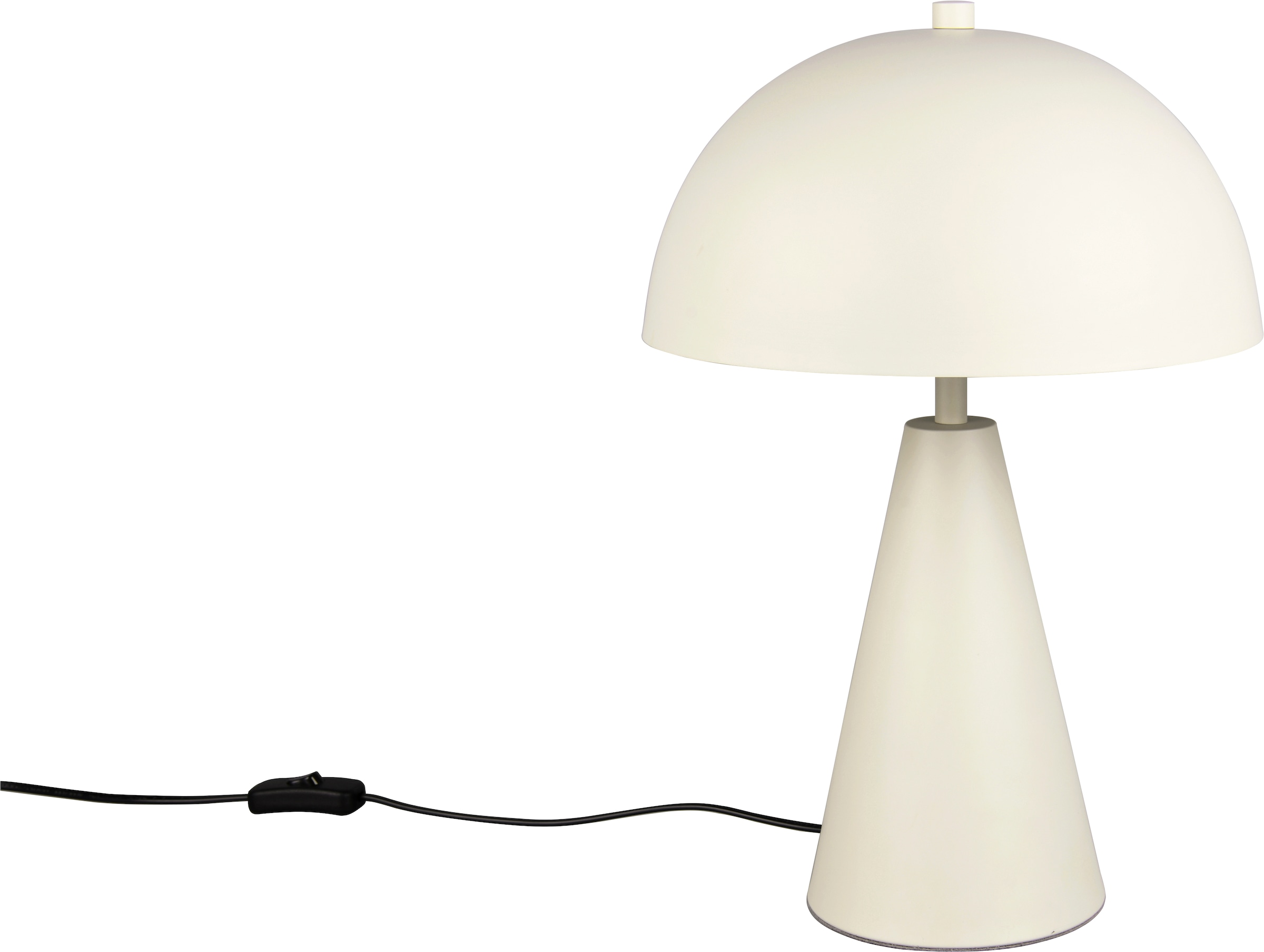 TRIO Leuchten Tischleuchte »ALFIE, Metall Tischlampe Höhe 43cm Ø 30cm exkl 1x E27 max 40W« E27 1 Stk. warmweiß - kaltweiß Schnurschalter ON/OFF, aus min. 50% Recycling-Material