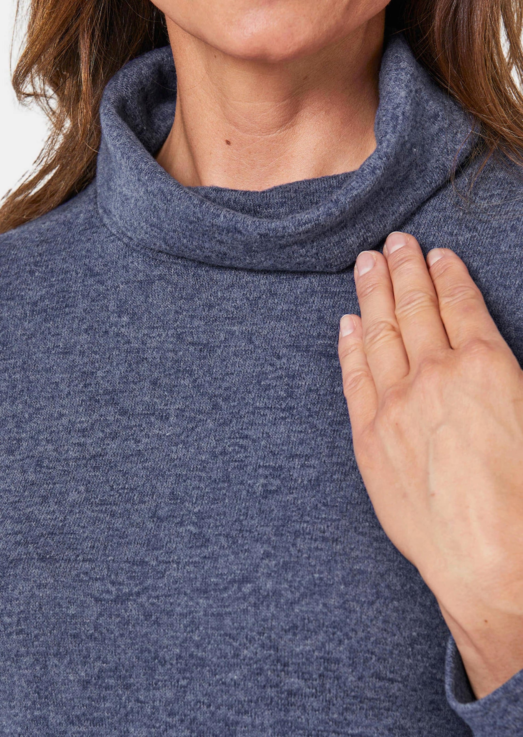 GOLDNER Rollkragenpullover »Flausch-Shirt Flauschig weiches Rollkragenshirt in Strickoptik«