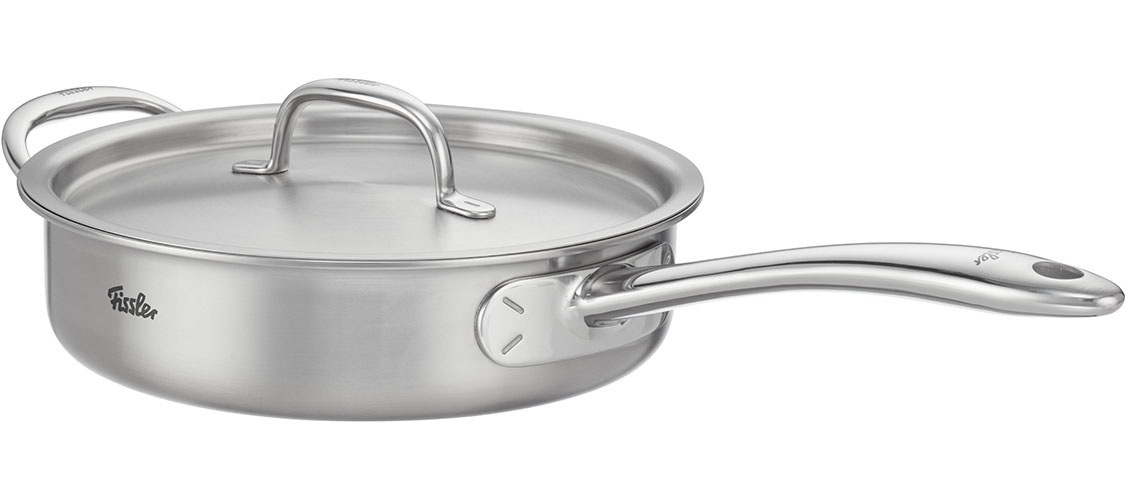 Fissler Bratpfanne »Fissler M5 Pro-Ply®, Edelstahl-Pfanne« Edelstahl 18/10 5-lagiges Mehrschichtmaterial für präzise Temperaturkontrolle