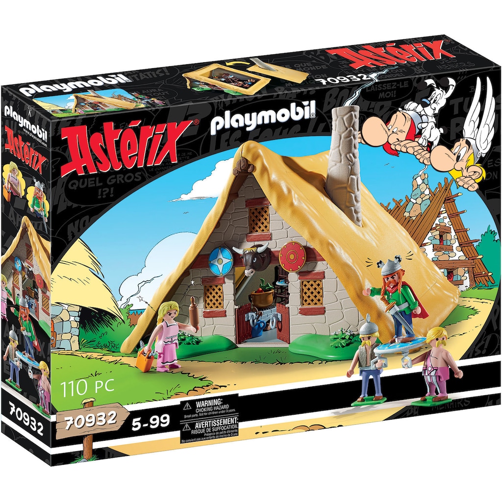 Playmobil® Konstruktions-Spielset »Hütte des Majestix (70932), Asterix«, (110 St.)