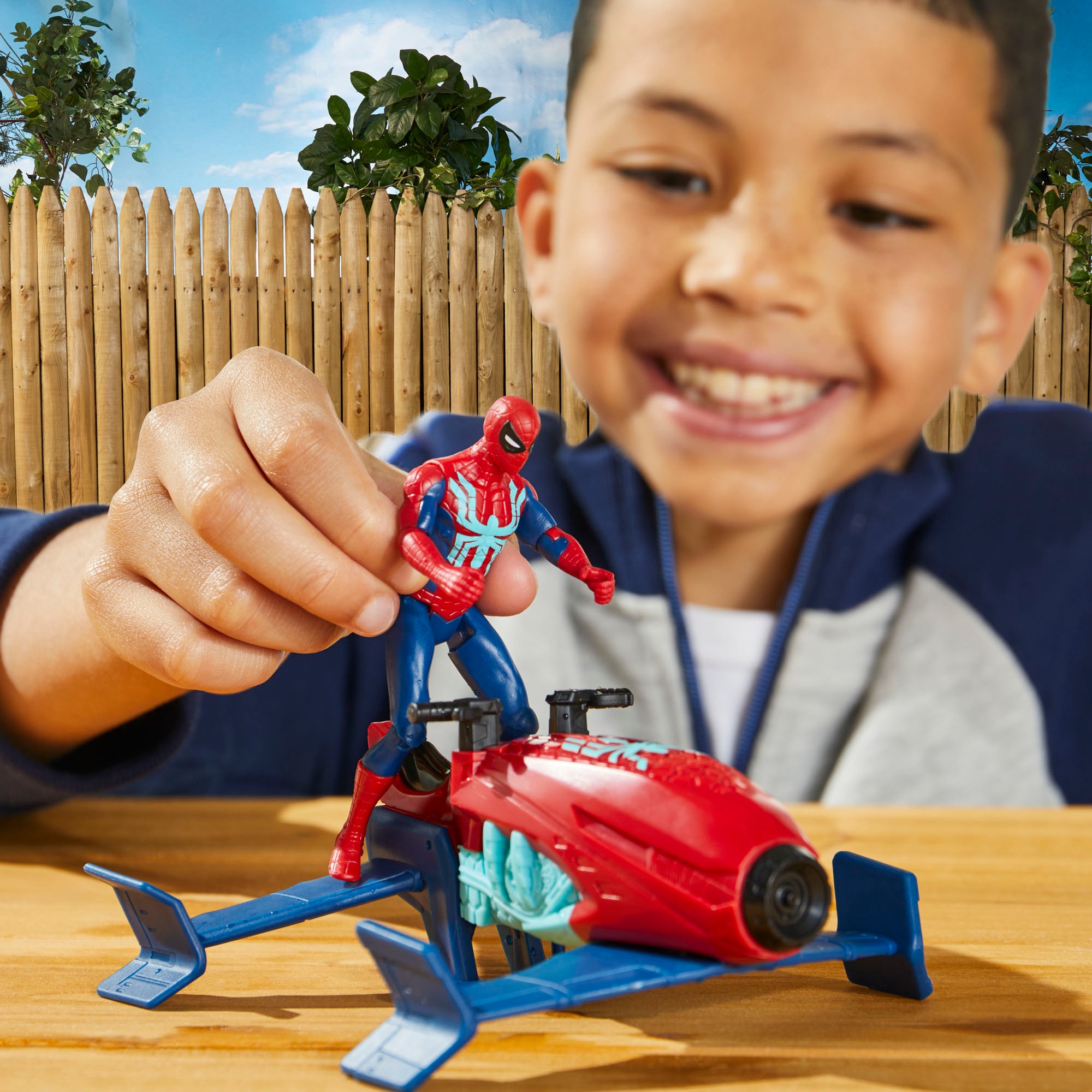 Hasbro Actionfigur »Marvel Spider-Man, Spider-Man Jet Splasher«, Spritzt Wasser