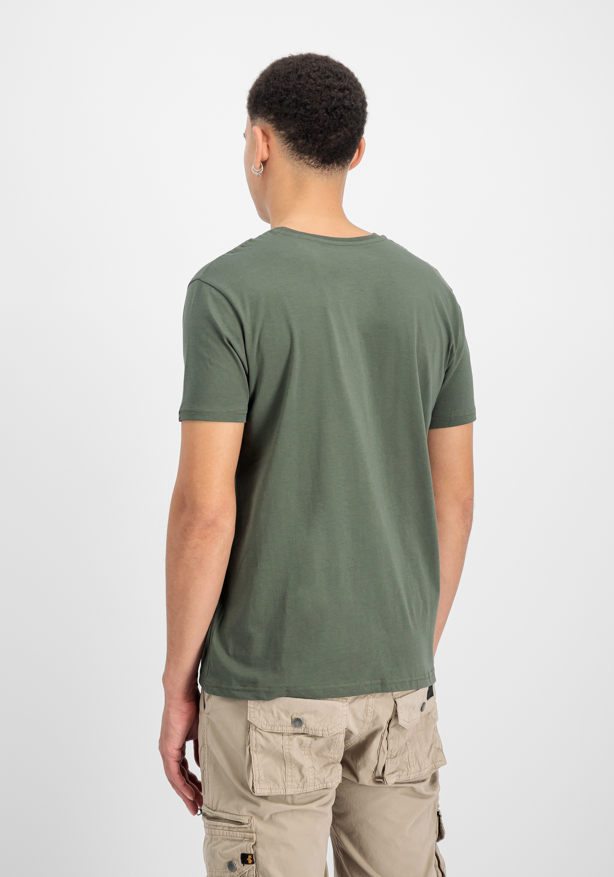 Thumbnail - Alpha Industries T-Shirt "Alpha Industries Men - T-Shirts Basic T-Shirt BL Rubber"