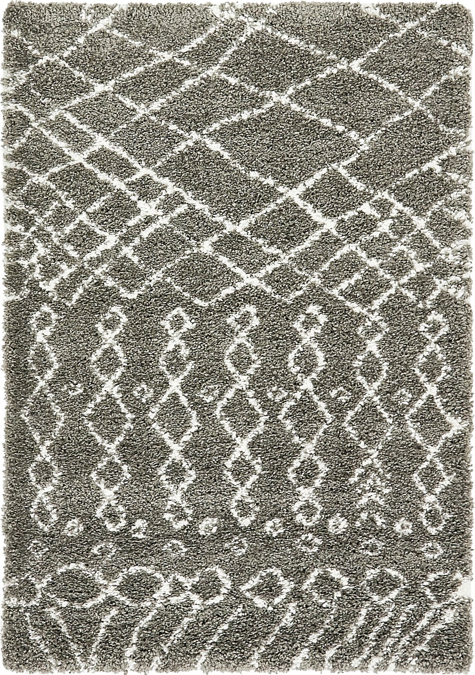 Myflair Möbel & Accessoires Hochflor-Teppich »Temara Shag Lagerräumung«, rechteckig, 51 mm Höhe, gewebt, Scandi Design, ideal im Wohnzimmer & Schlafzimmer