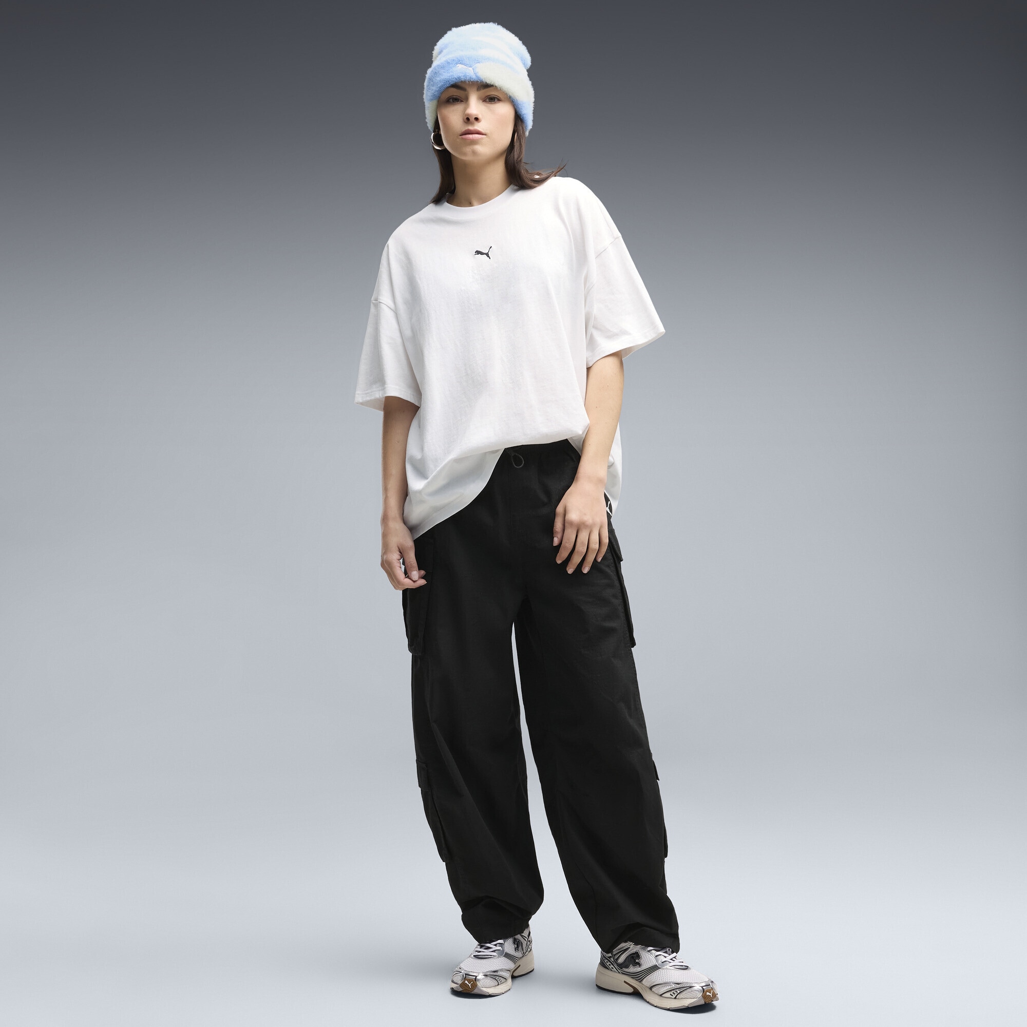 PUMA T-Shirt »Essentials Oversized T-Shirt Damen«