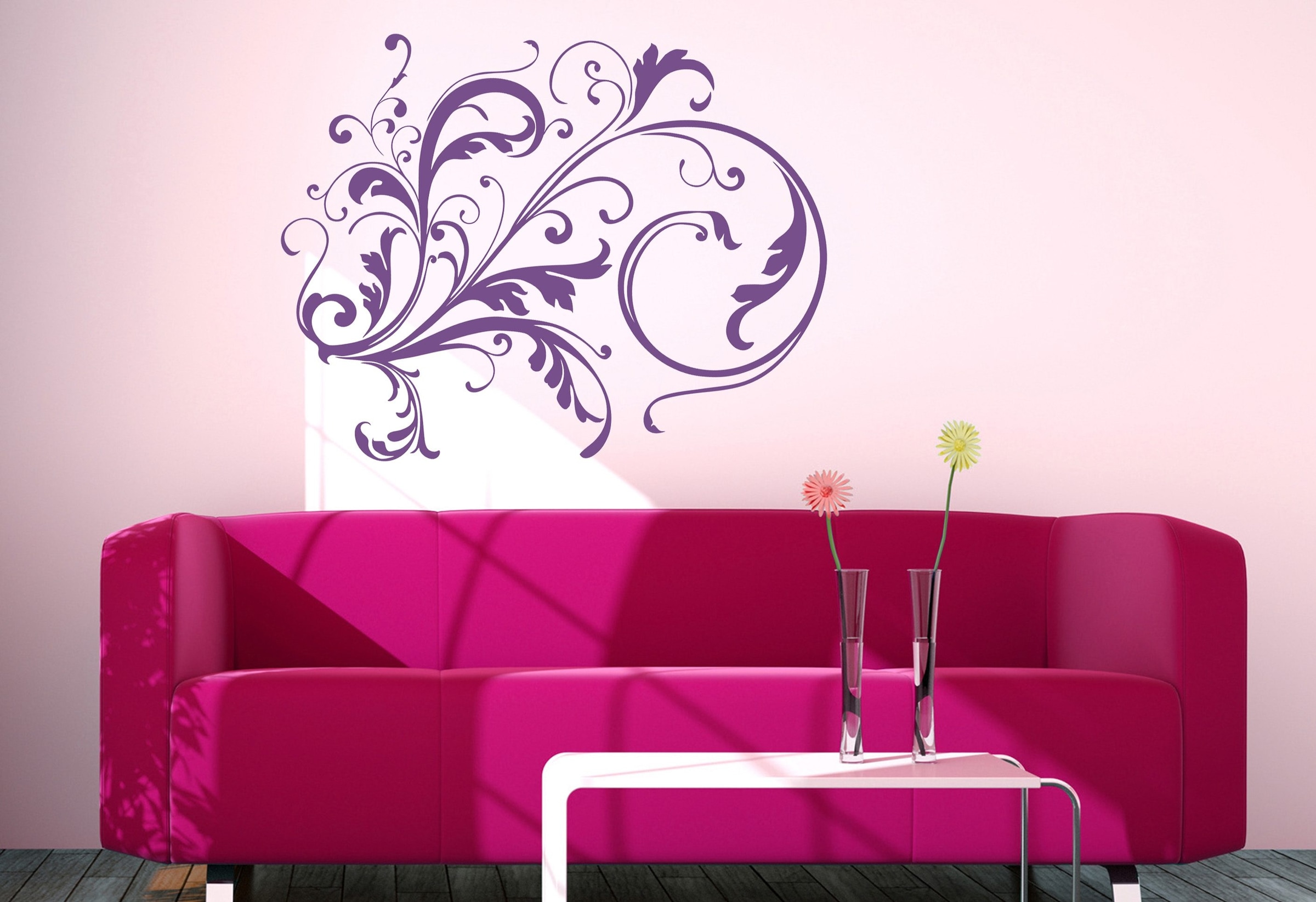 Wall-Art Wandtattoo »Elfenzweig Blüten Ornament«, selbstklebend, entfernbar