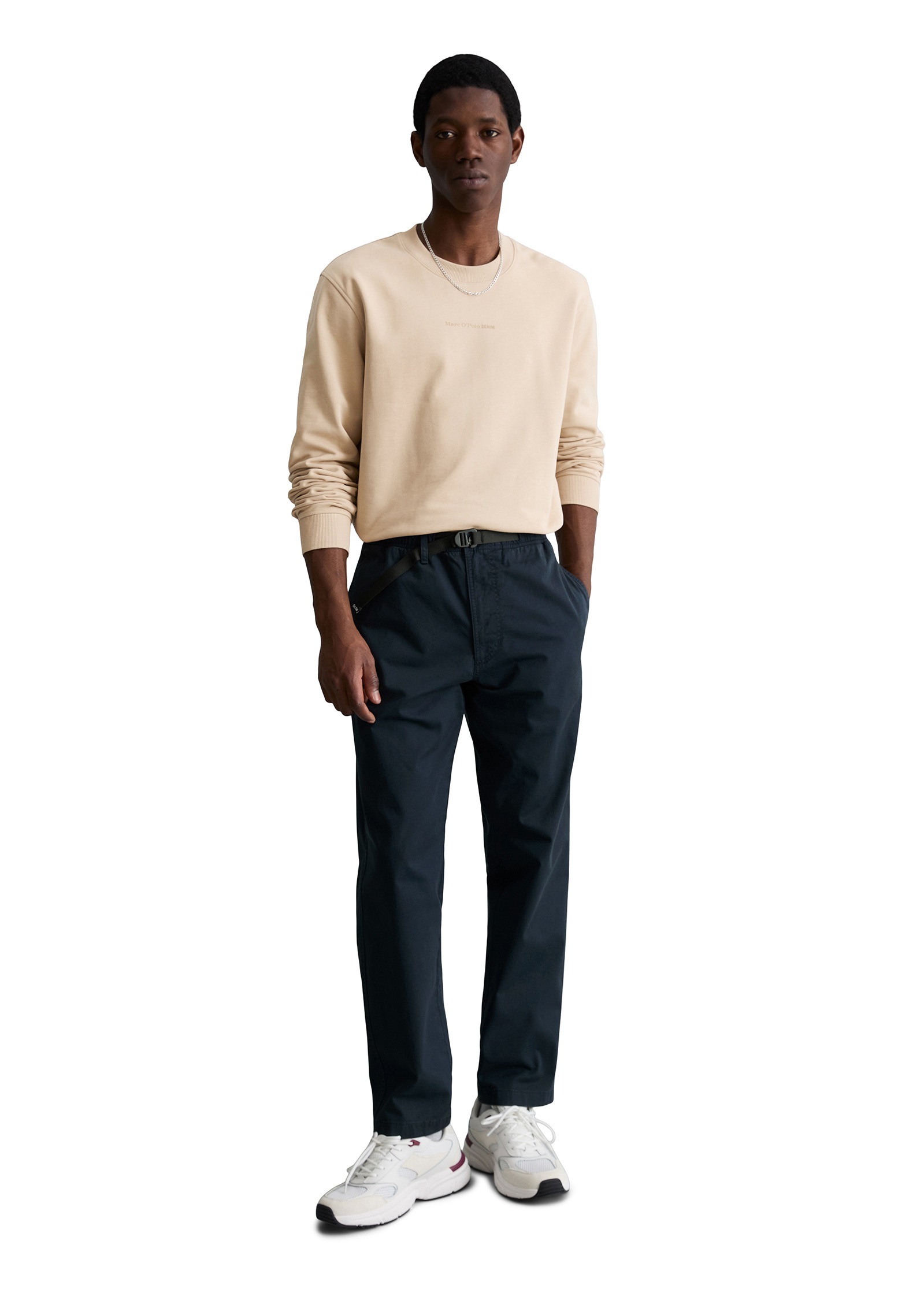 Marc O'Polo DENIM Chinohose »mit integriertem Gürtel«