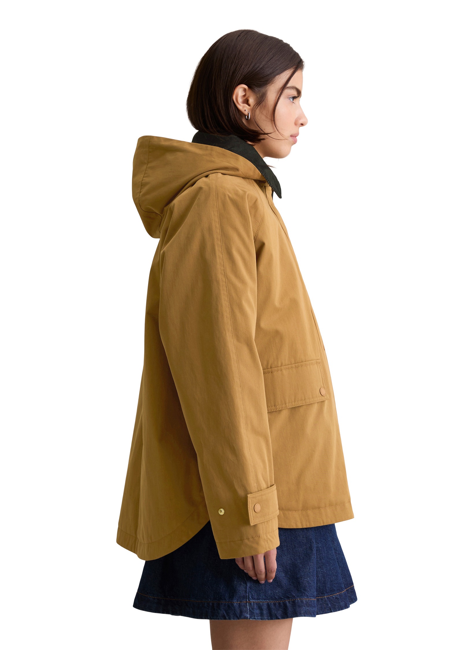 Marc OPolo DENIM Kurzmantel "aus Waxed-ORganic-Cotton-Nylon-Mix" günstig online kaufen