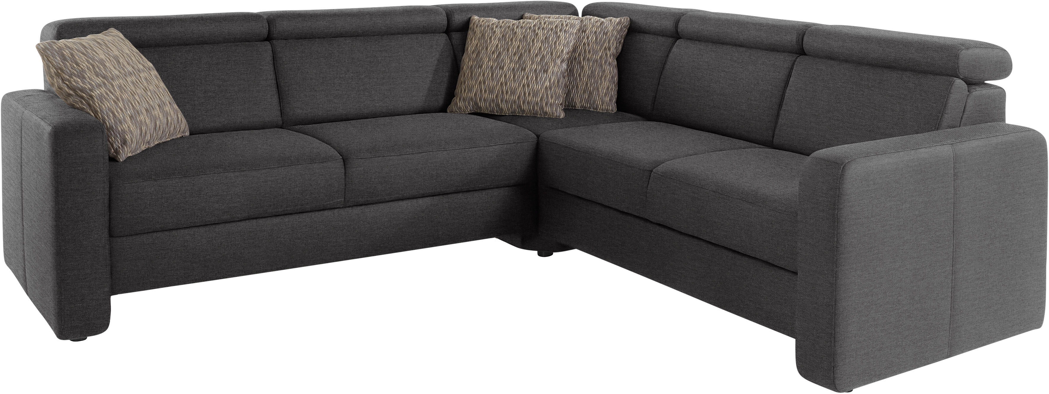 Thumbnail - sit&more Ecksofa "Bologna L-Form" Kopfteilverstellung, wahlweise mit Bettfunktion und Schubkasten