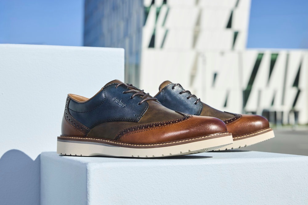 Rieker Schnürschuh, Schnürschuh, Business-Schnürer in bequemer Form günstig online kaufen