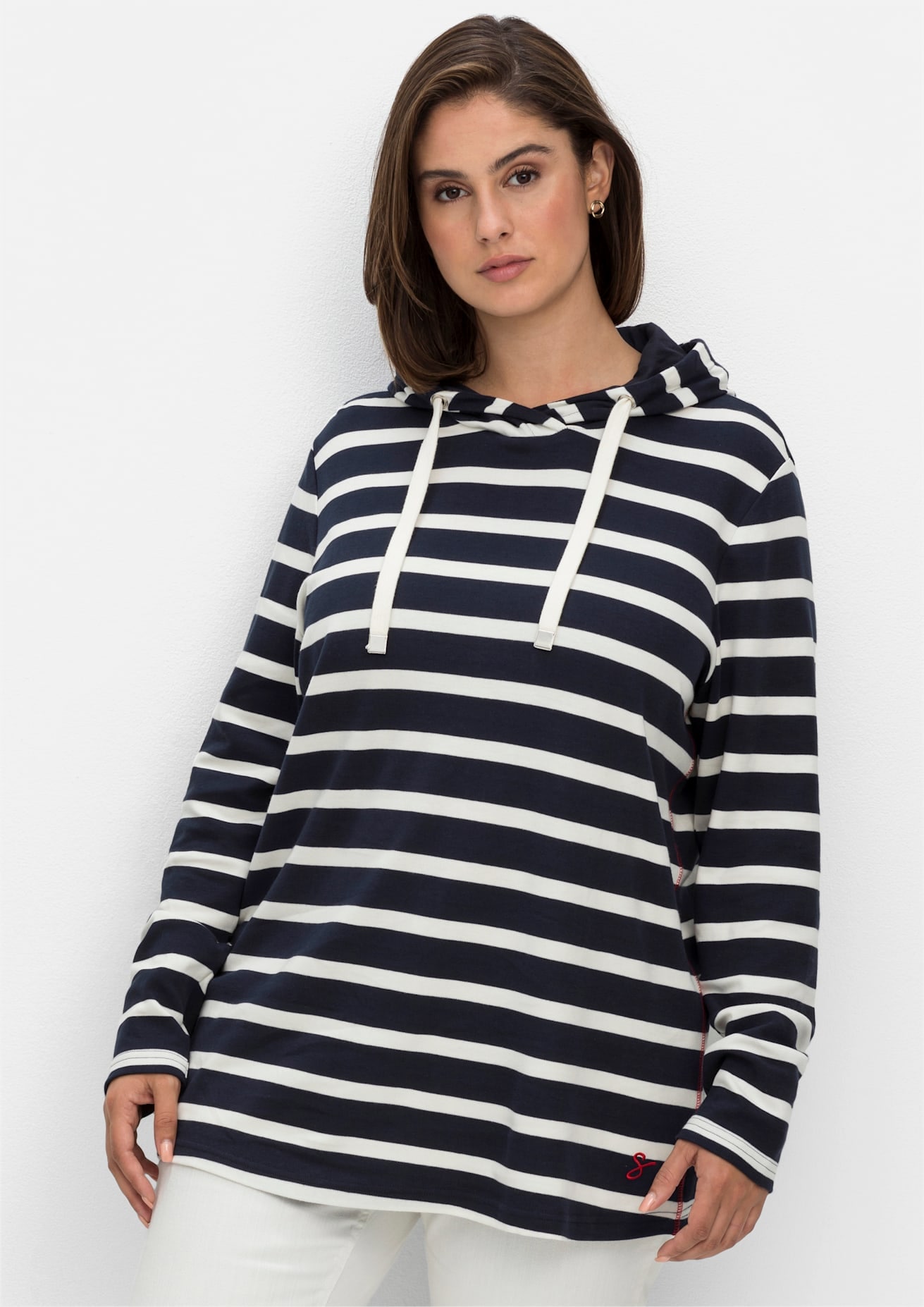 Sheego Langarmshirt "Langarmshirt" 1 Stk. tlg. günstig online kaufen