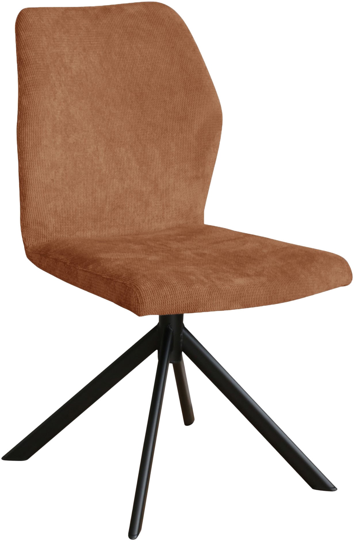 Home affaire Schalenstuhl »Hacienda«, (Set), Cord, Metallgestell