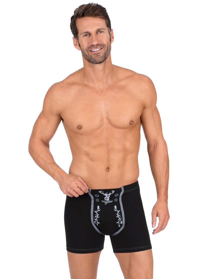 Trigema Boxer "TRIGEMA Pants mit Hirsch", (1 St.)