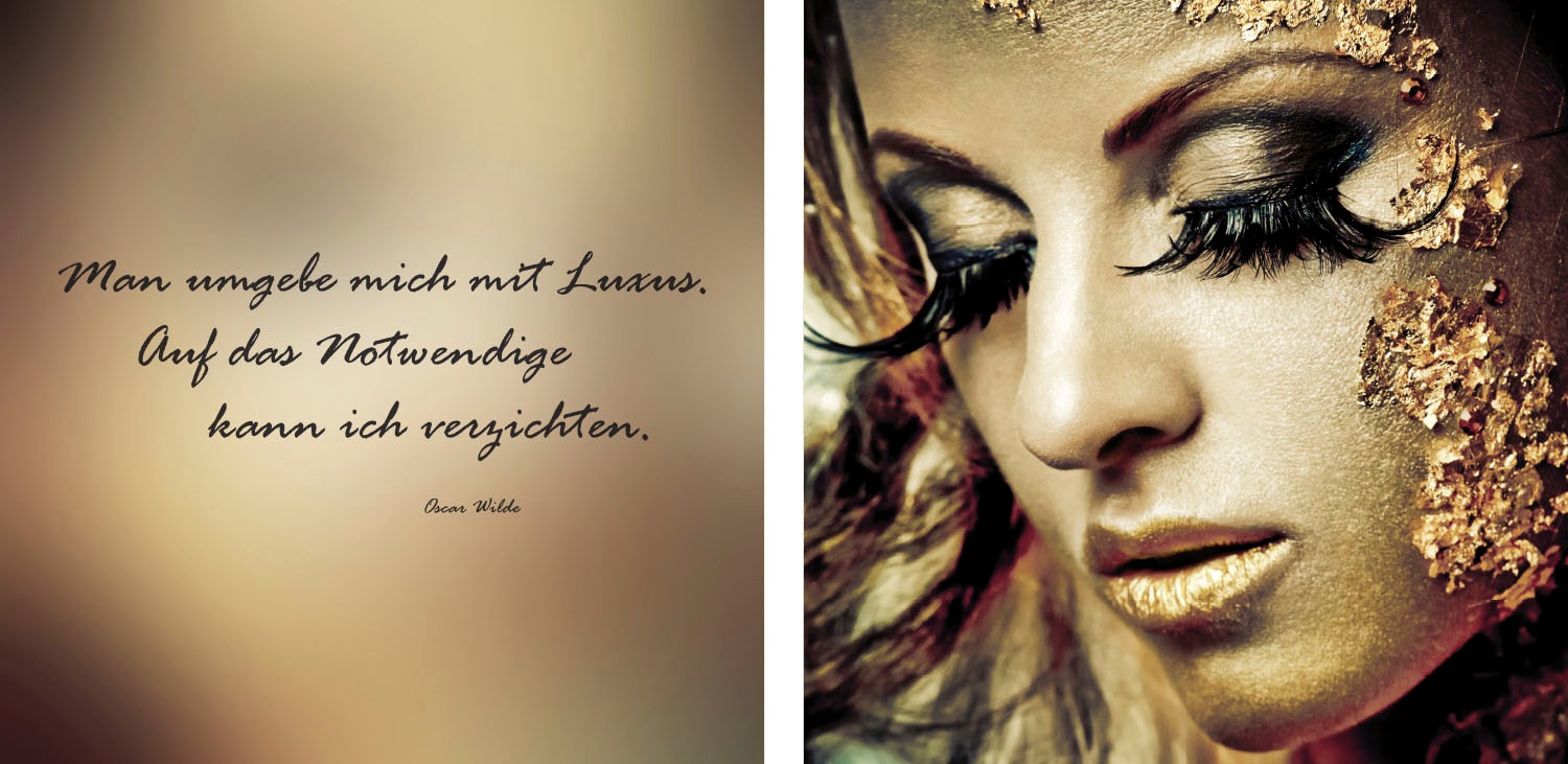 queence Leinwandbild »Reichtum«, Foto-Menschen-Kunst-Modern-Spa-Spa Bilder-Sprüche-Sprüche & Texte-Schriftzug-Schriftzüge-Kind, (Set), Premium-Leinwandstoff, Handarbeit aus Deutschland, Zitat, 2er Set