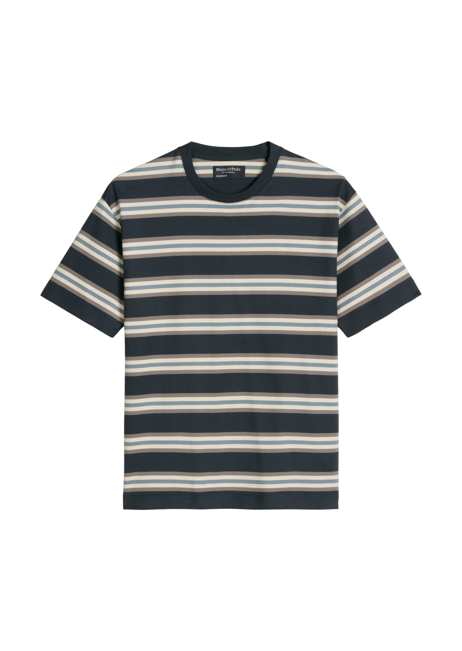 Marc O'Polo T-Shirt »aus garngefärbter Bio-Baumwolle«