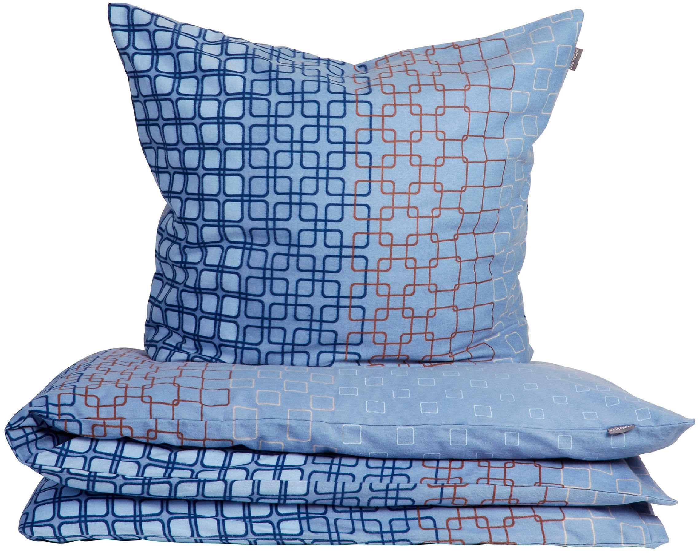 Schiesser Bettwäsche »Henka aus weicher Baumwolle mit modernem Grafikprint«, MADE IN GREEN by OEKO-TEX®-zertifiziert