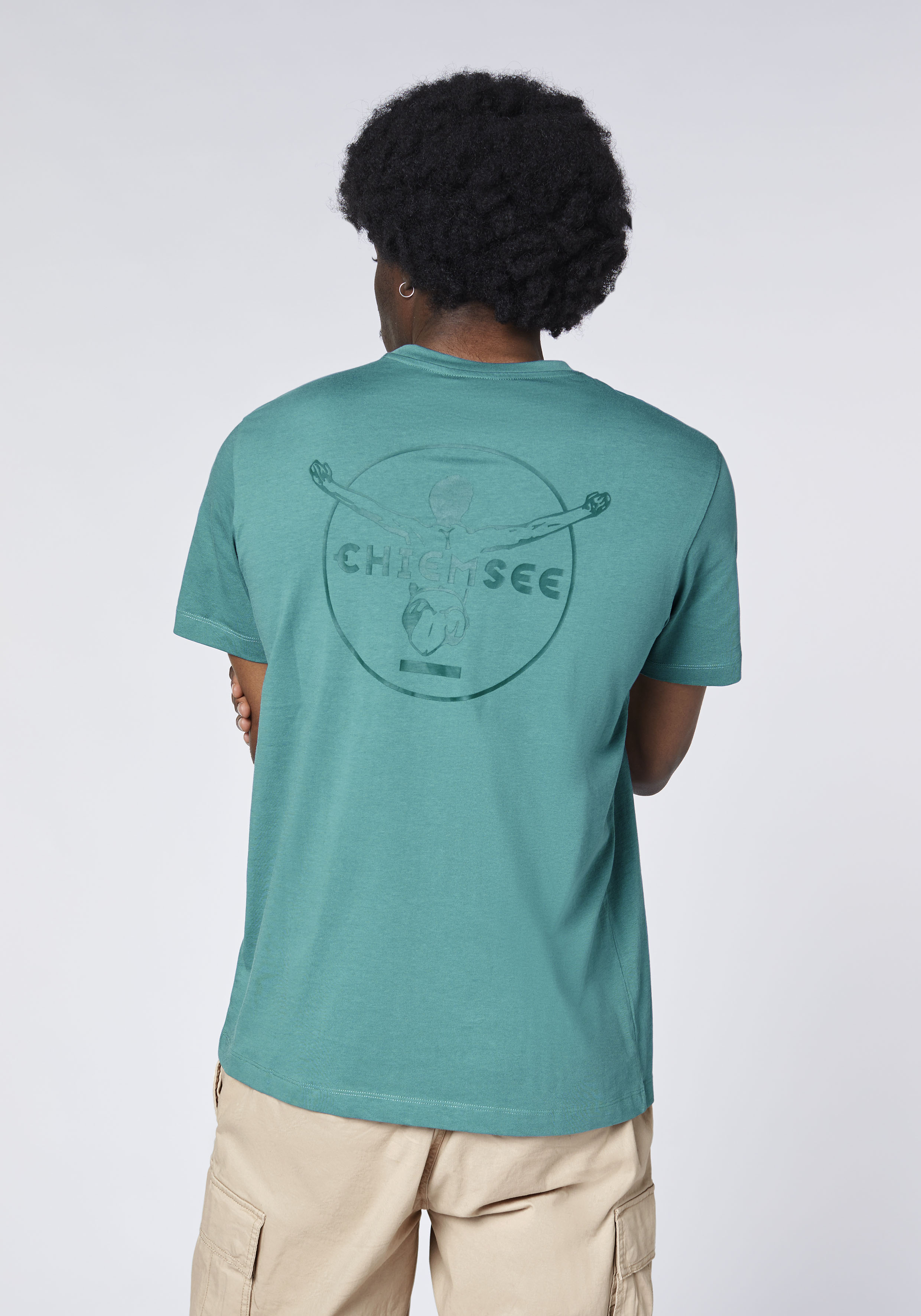 Chiemsee Print-Shirt - mit tonalem Logo Rückenprint