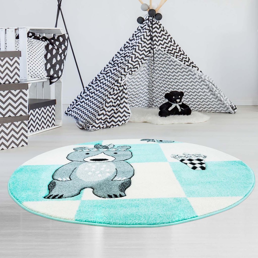 Carpet City Kinderteppich »Bueno Kids 1516«, rund