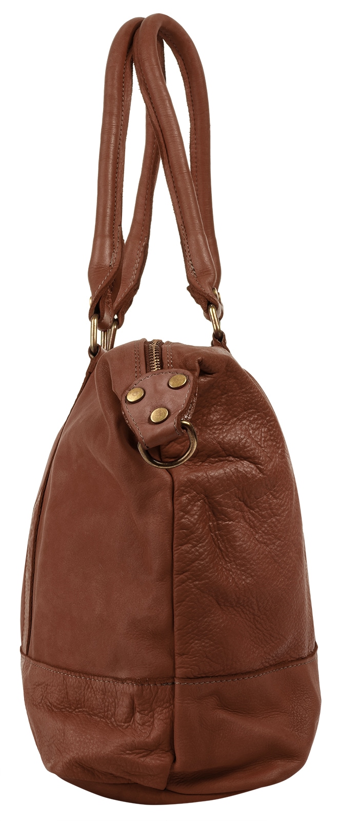 Samantha Look Reisetasche, echt Leder, Made in Italy