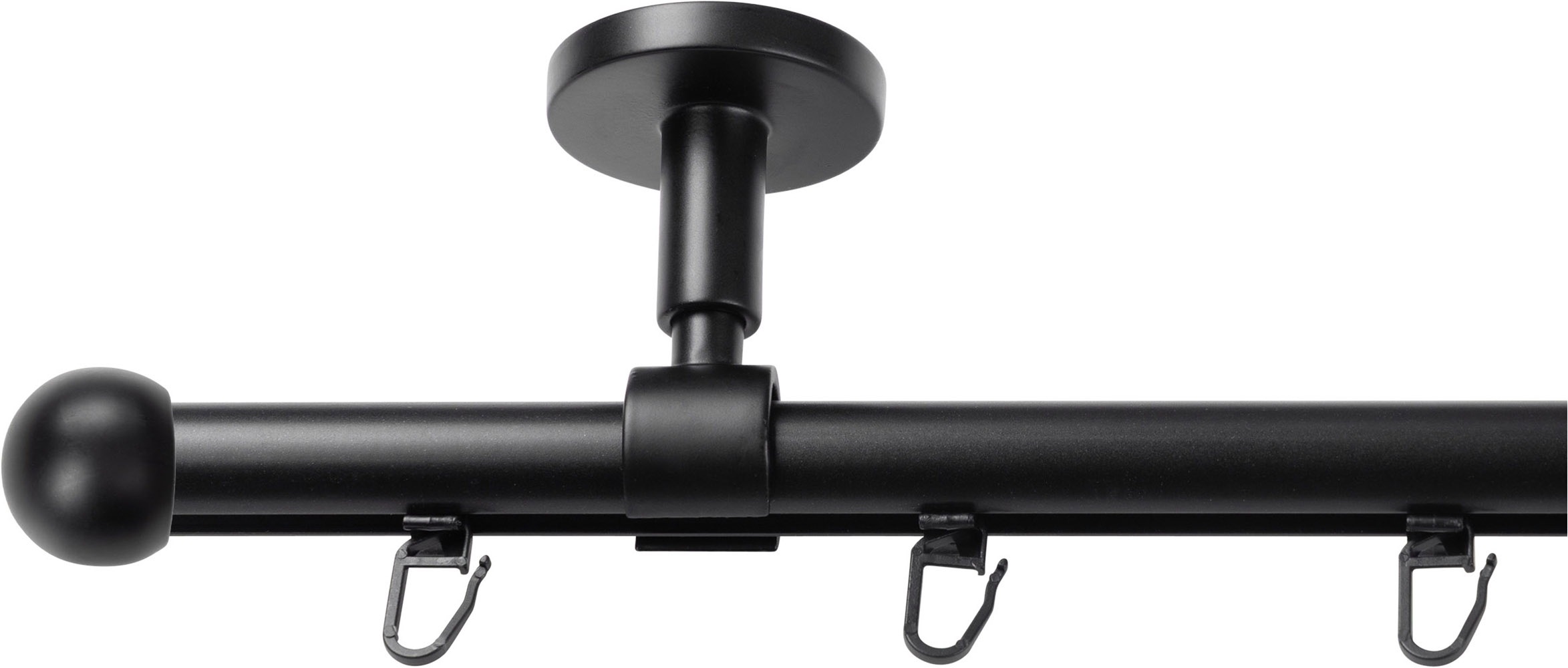 SN DECO GROUP Gardinenstange "Gardinenstange Innenlauf Straßburg Ø 19 mm, 1-läufig, Fixmaß" Ø 19 mm Fixmaß;kürzbar