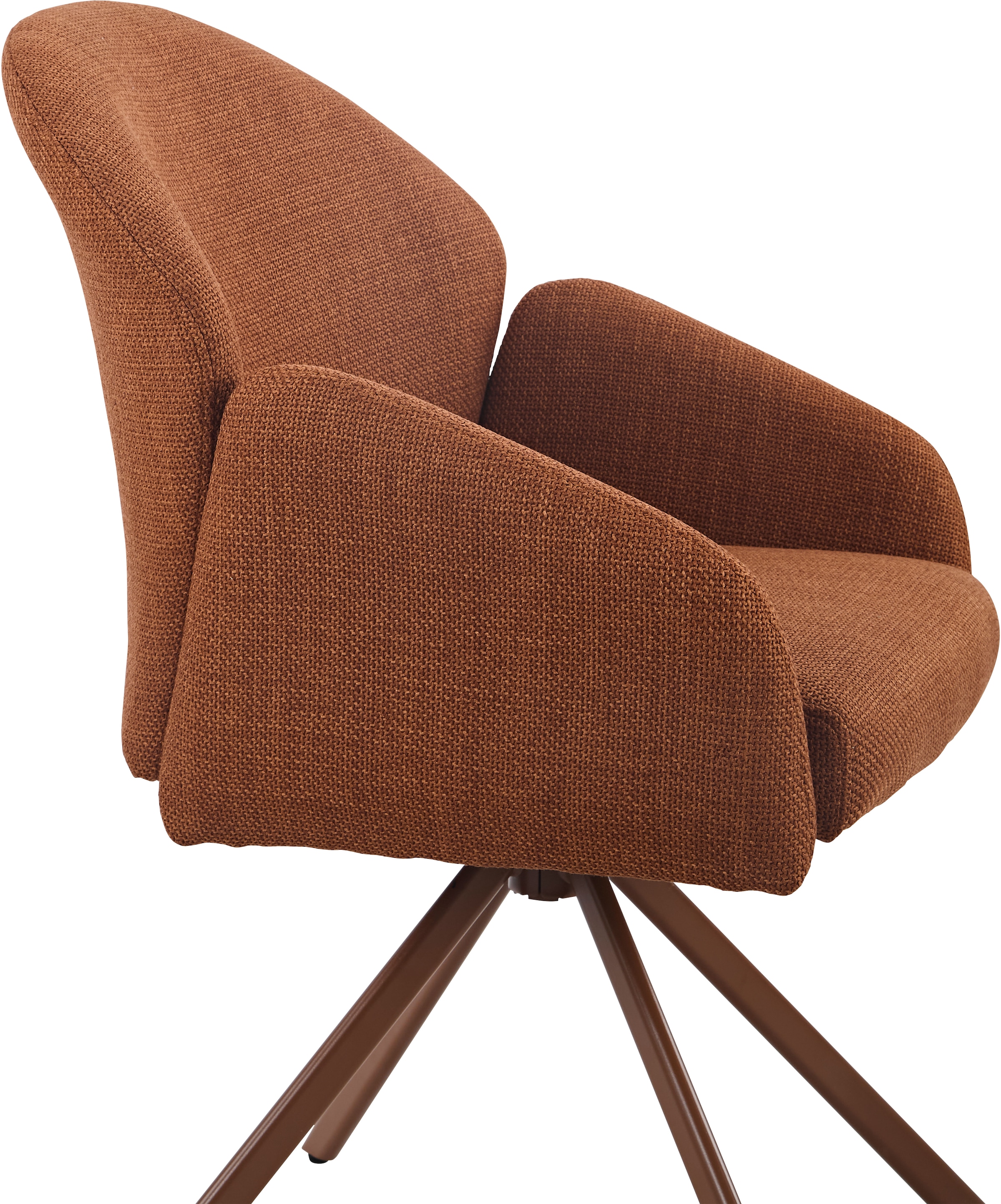 HELA Armlehnstuhl »HOLLY« (Set) 2 Stk.360° drehbar, Armlehnen, Gestell angepasst, Swing Back Komfortrücken