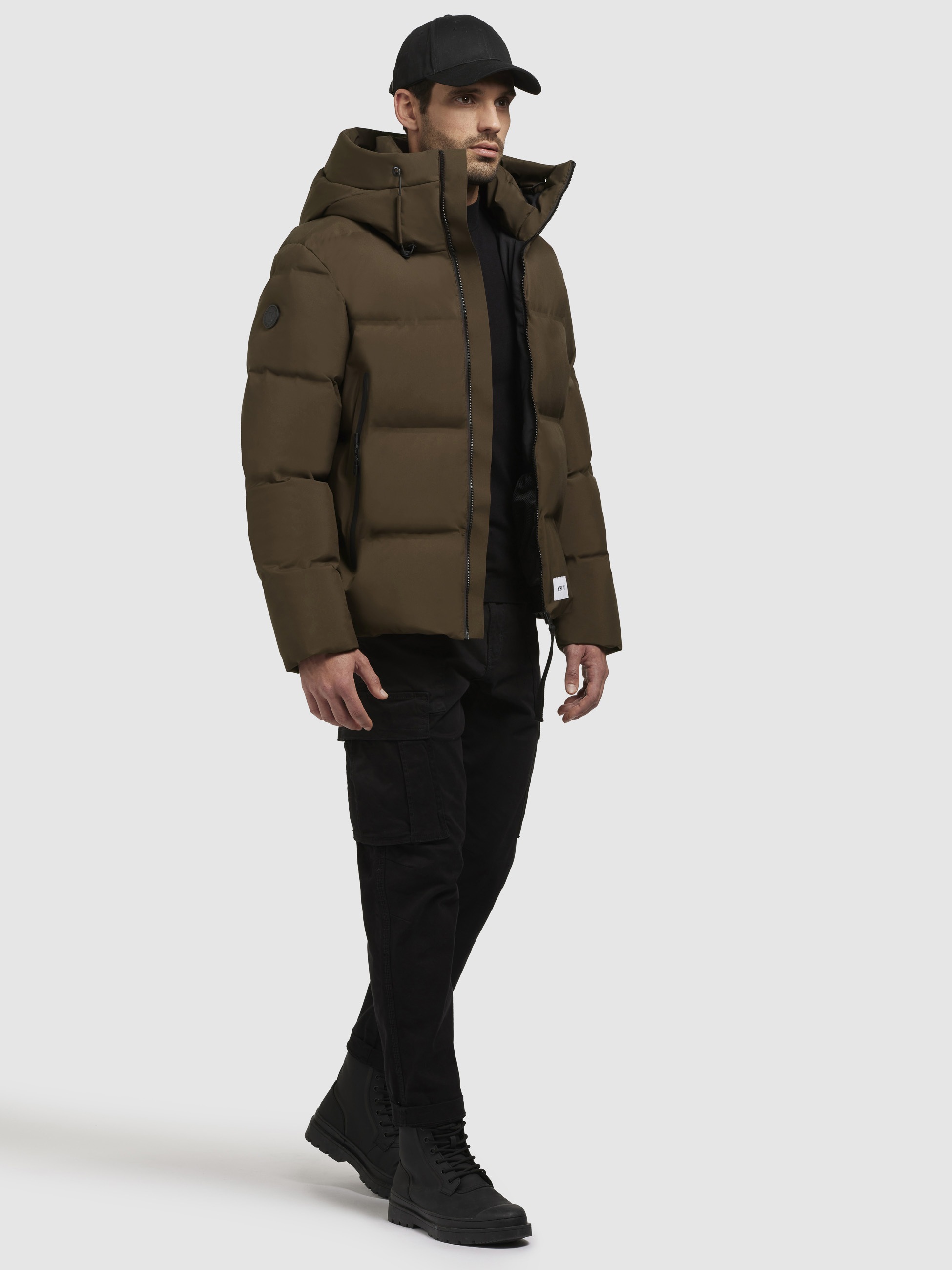 khujo Steppjacke »WESH2« mit Kapuze