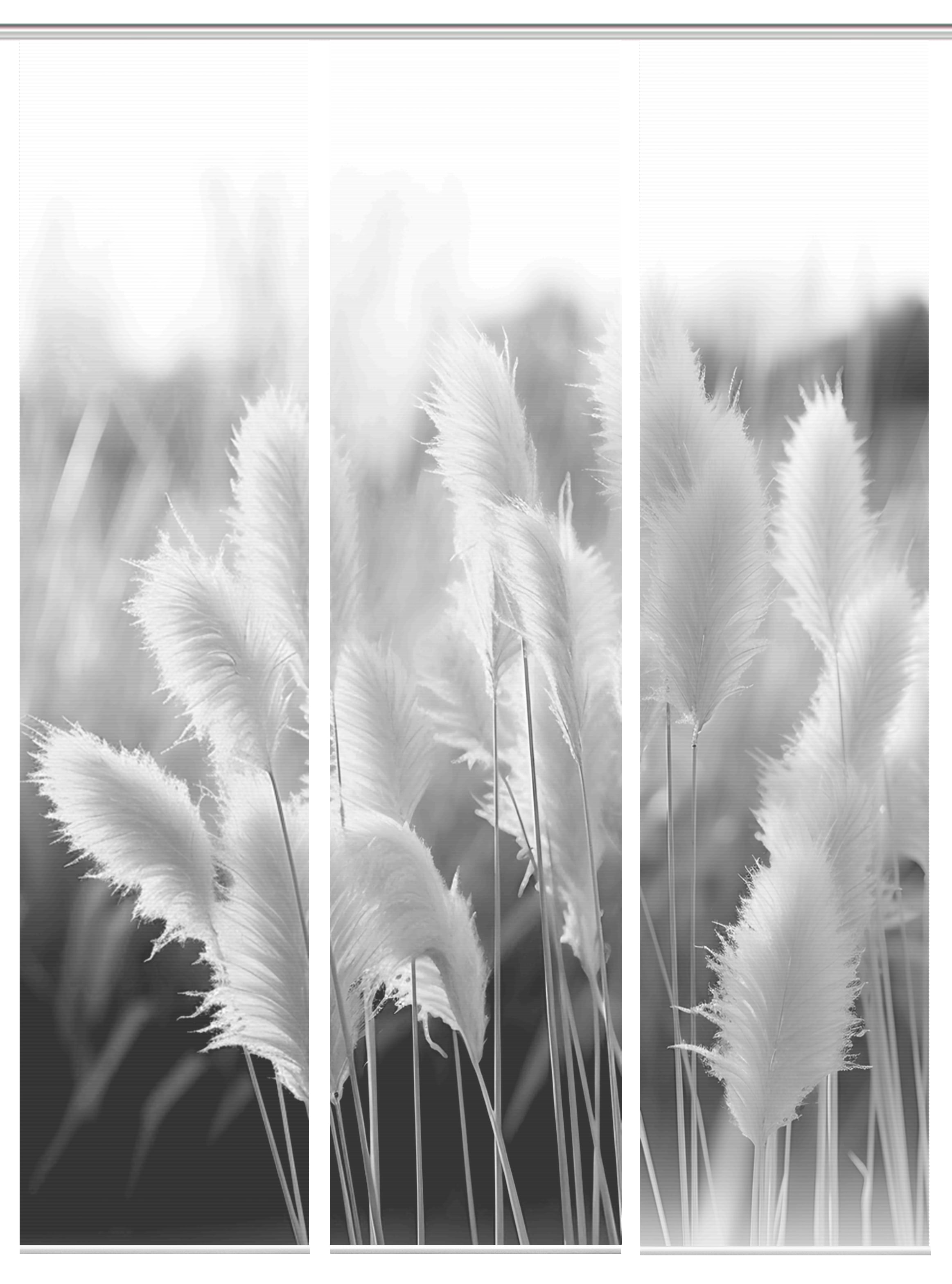 Vision Schiebegardine »DINORA 3ER SET« Paneelwagen 3 Stk. tlg. SET SCHIEBEVORHANG, BAMBUS, DIGITALDRUCK