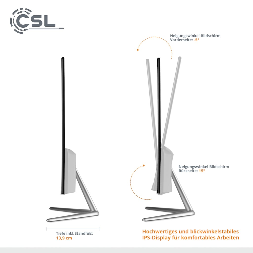 CSL All-in-One PC »Unity F24B-GLS mit Windows 10 Pro«