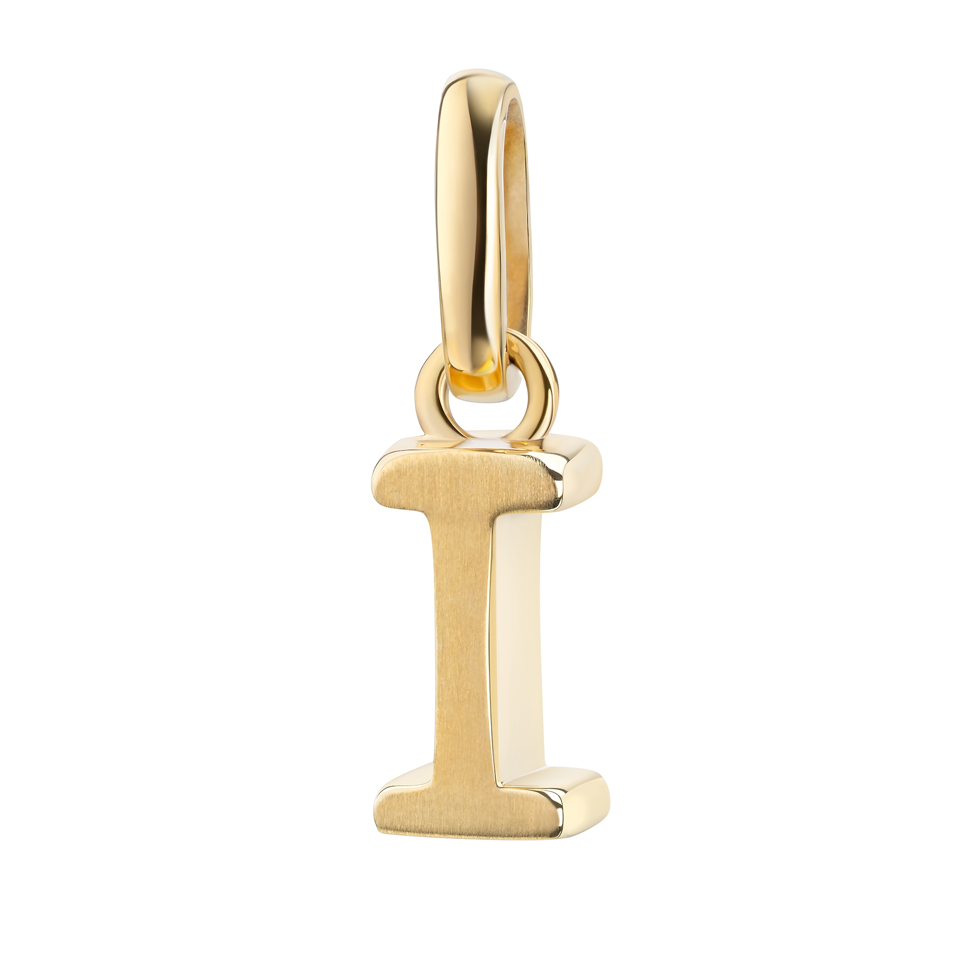 FIRETTI Damen Kettenanhänger "Schmuck Geschenk Gold 333 Halsschmuck Anhänger Buchstabe Alphabet", I, Gelbgold 333, 0,83 ggelbgoldfarben, Gelbgold