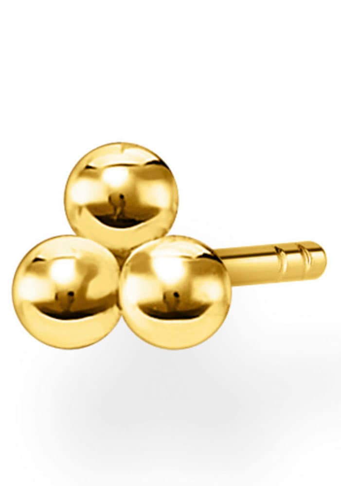 THOMAS SABO Single-Ohrstecker »Kugeln gold, Kugeln silber, H2140-001-21, H2140-413-39«