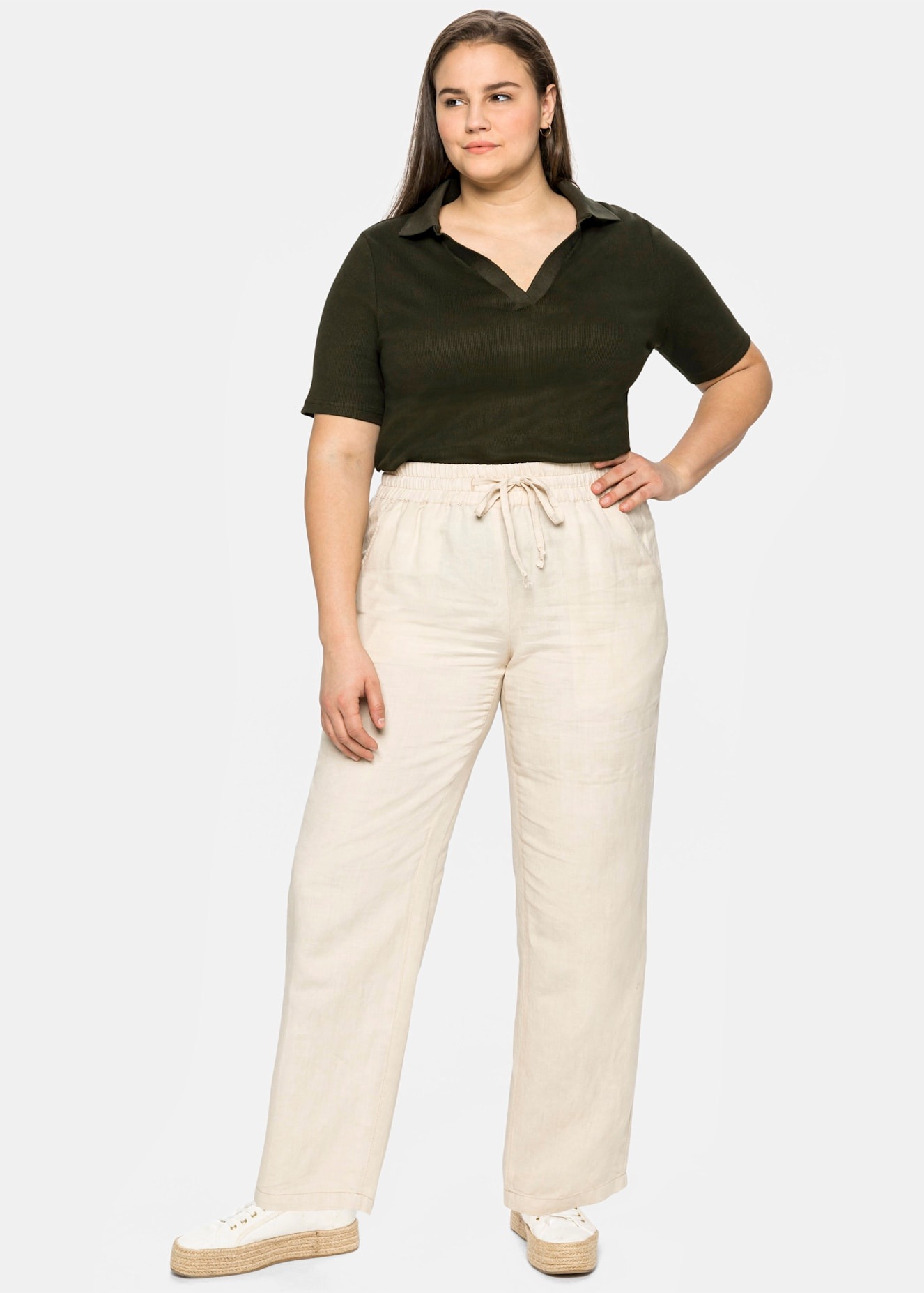 Sheego Leinenhose günstig online kaufen