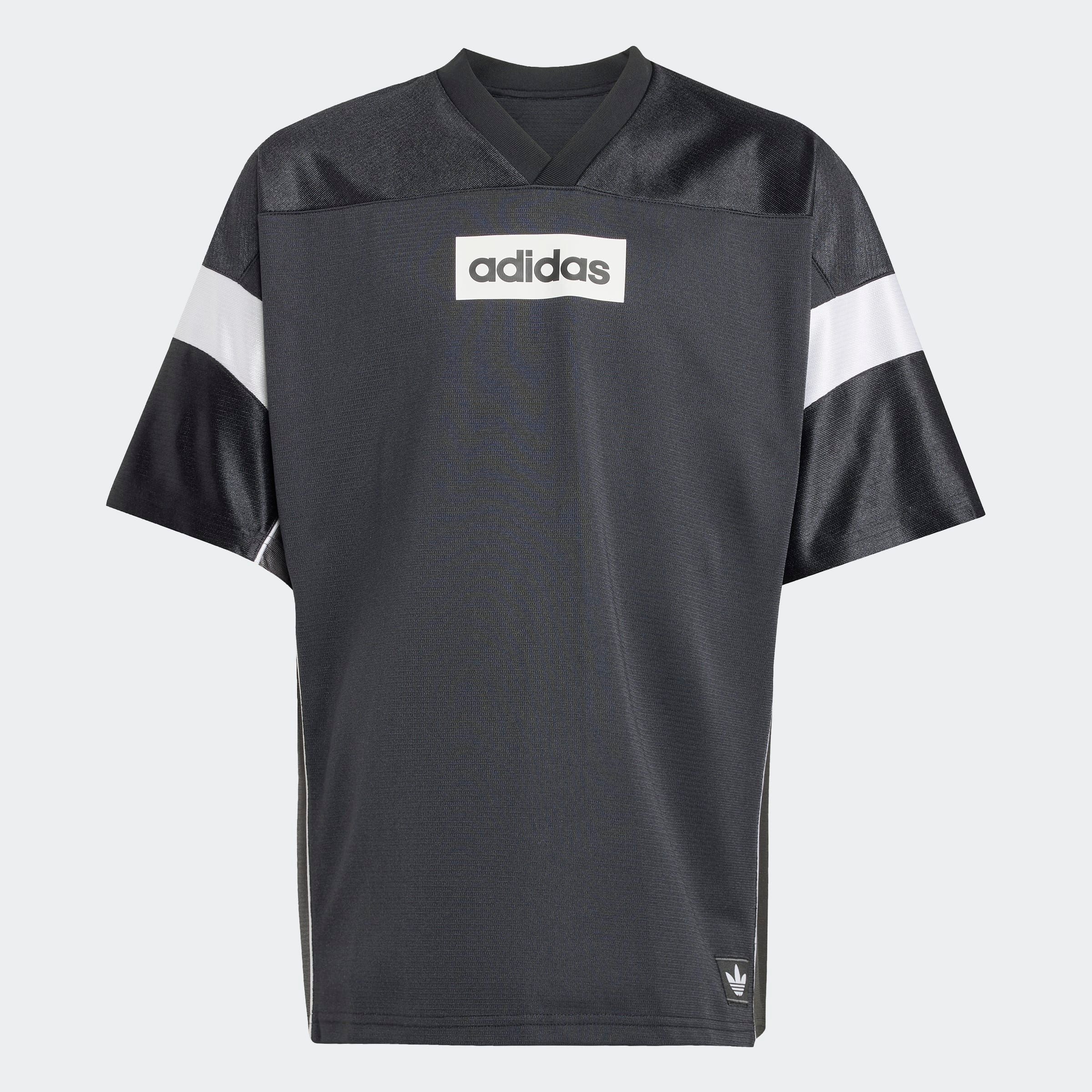 adidas Originals T-Shirt »JERSEY KIDS« sportlicher Stil, V-Ausschnitt, Oversize-Passform, aus Polyester