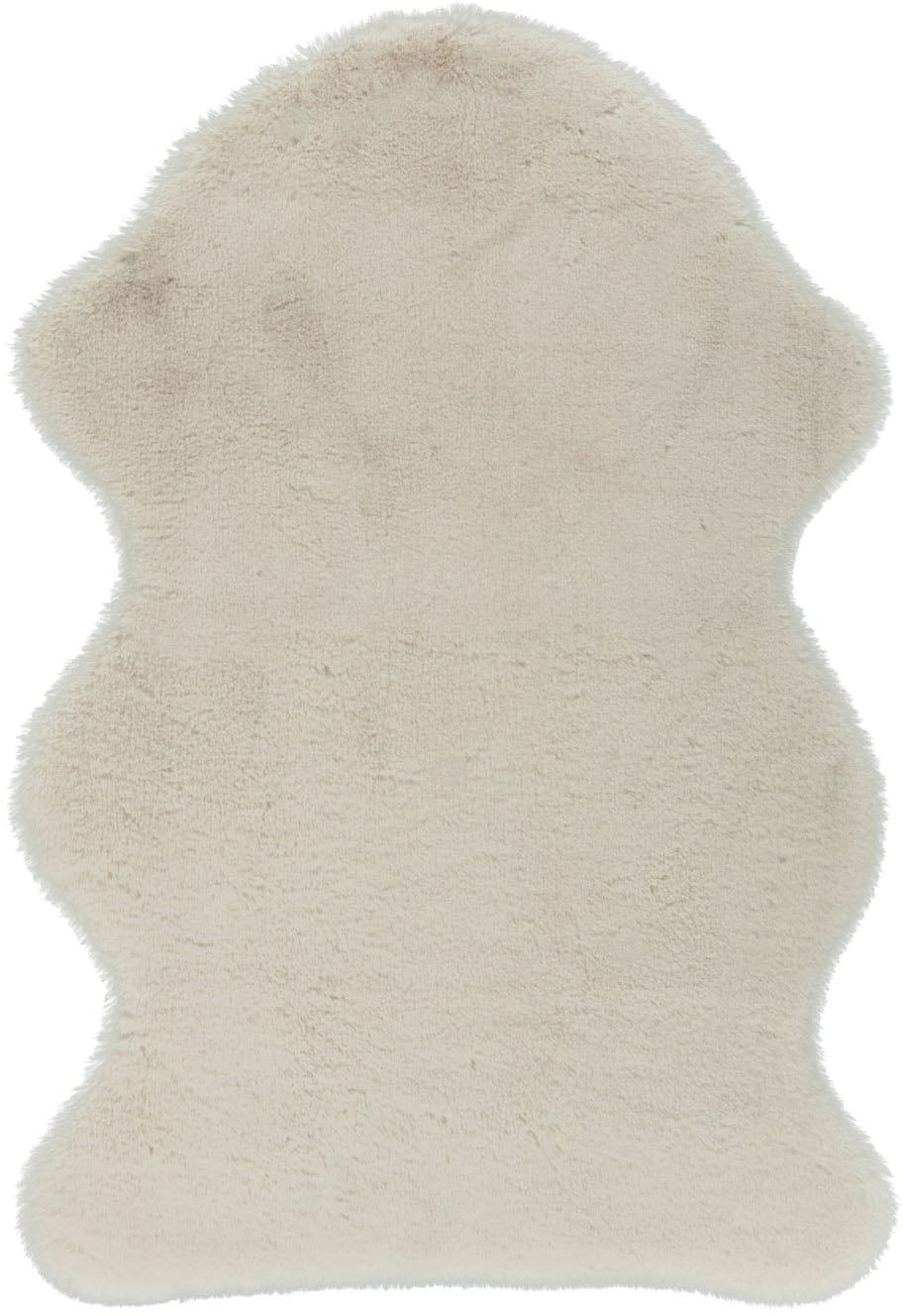 Kayoom Hochflor-Teppich "Cosy Sheepskin 525" tierfellförmig 25 mm Höhe Fell Kannichen Haptik, weich kuschelig