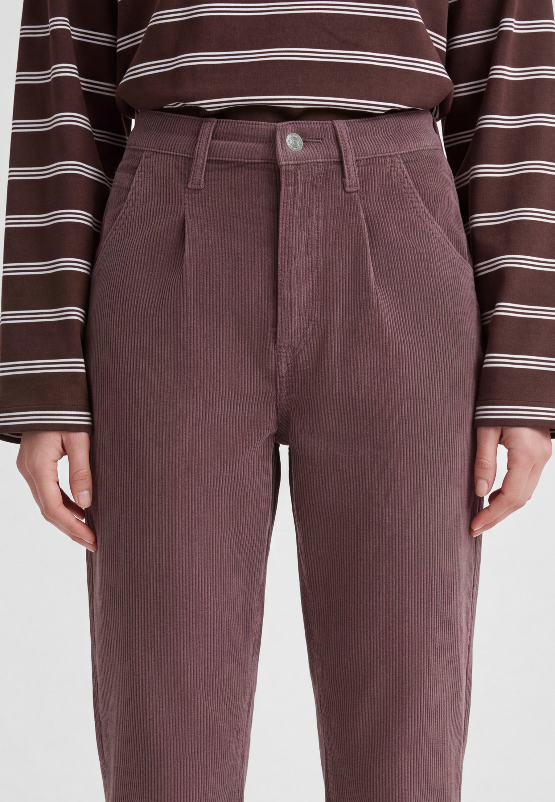 Mavi Weite Jeans »LAURA« Pleated Baggy Pants
