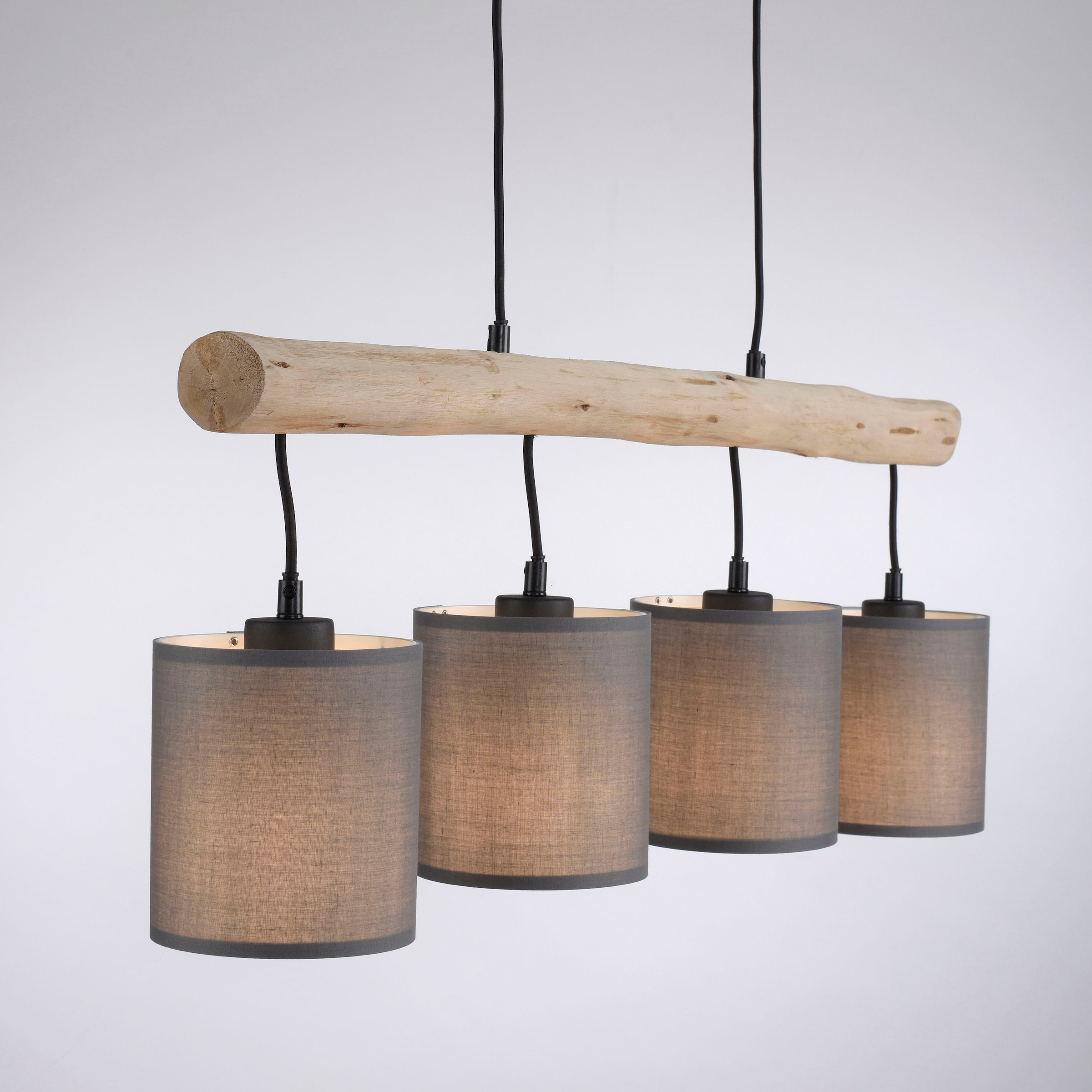 JUST LIGHT Pendelleuchte »GREEN TRIB«, 4 flammig, Leuchtmittel E27 | ohne Leuchtmittel