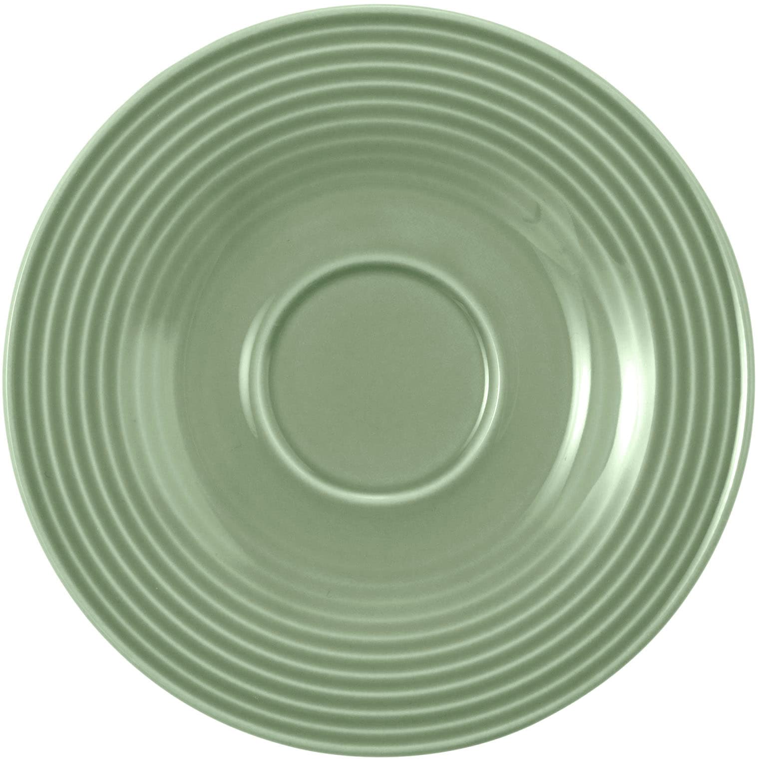 Seltmann Weiden Teeservice »Geschirr-Set Beat«, (Set, 18 tlg., 6 x Teeobertasse, 6 x Kombi-Untertasse klein, 6 x Brotteller), Teller, Tassen, Untertassen, Rillendekor, 18 Teile, für 6 Personen