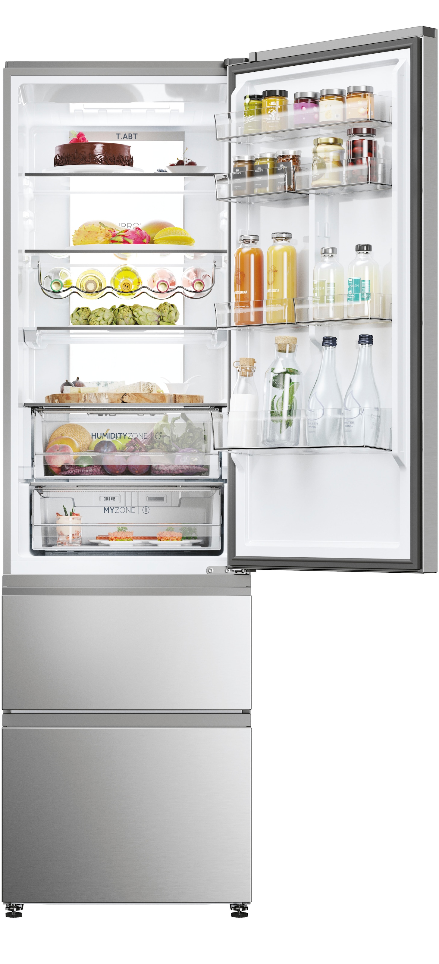 Haier Kühl-/Gefrierkombination 3D 60 Series 7 "HTW7620ANMG" 205 cm hoch 59, günstig online kaufen