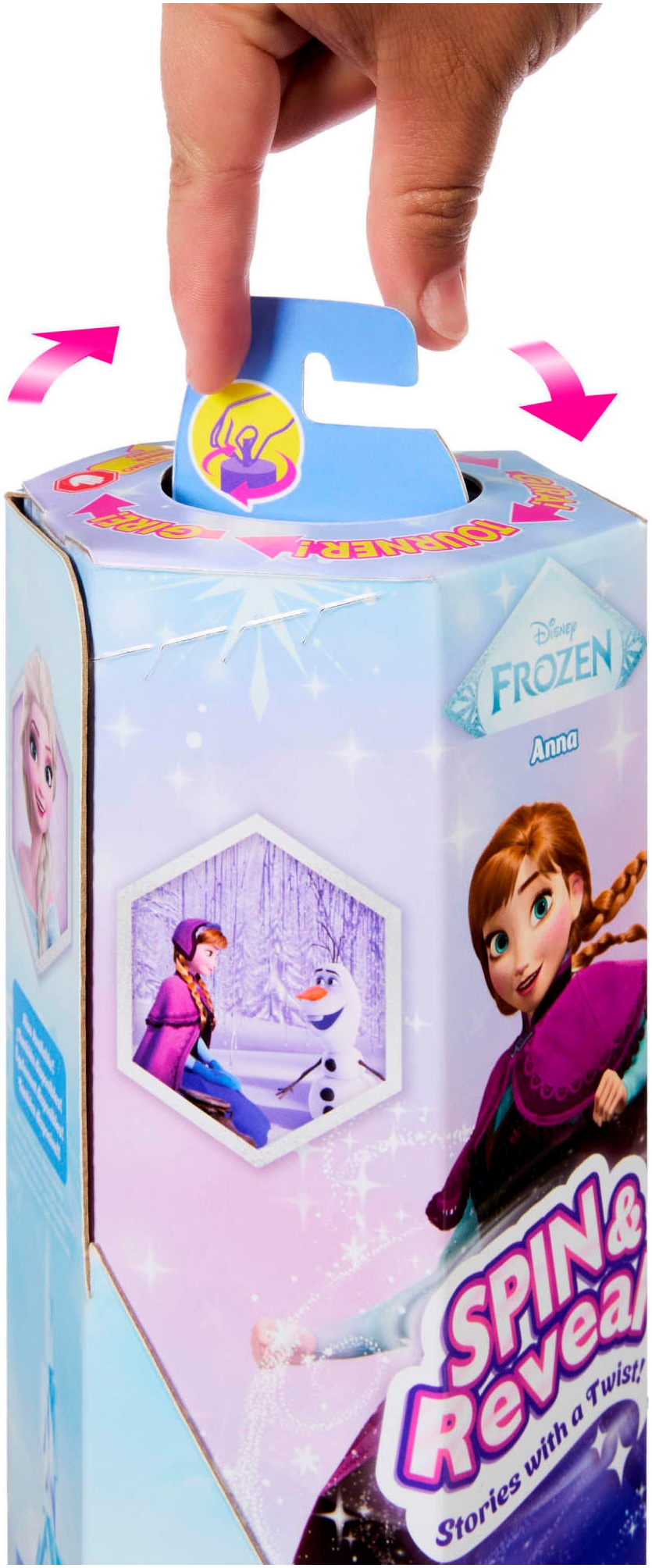 Mattel® Anziehpuppe »Disney Die Eiskönigin Spin & Reveal Anna Puppe«