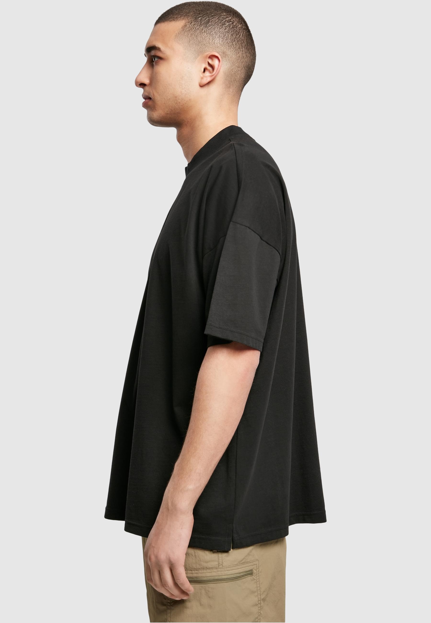 URBAN CLASSICS T-Shirt »Urban Classics Herren Oversized Mock Neck Tee«, (1 tlg.)
