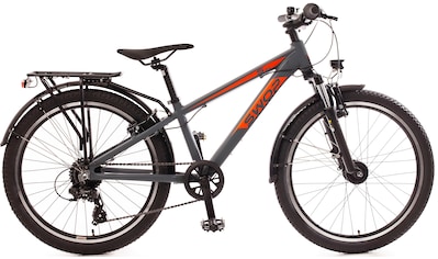 ATB »24" "SWOP" Jugendfahrrad matt-grau mit Federgabel«, 8 Gang, Shimano, Shimano-TX...