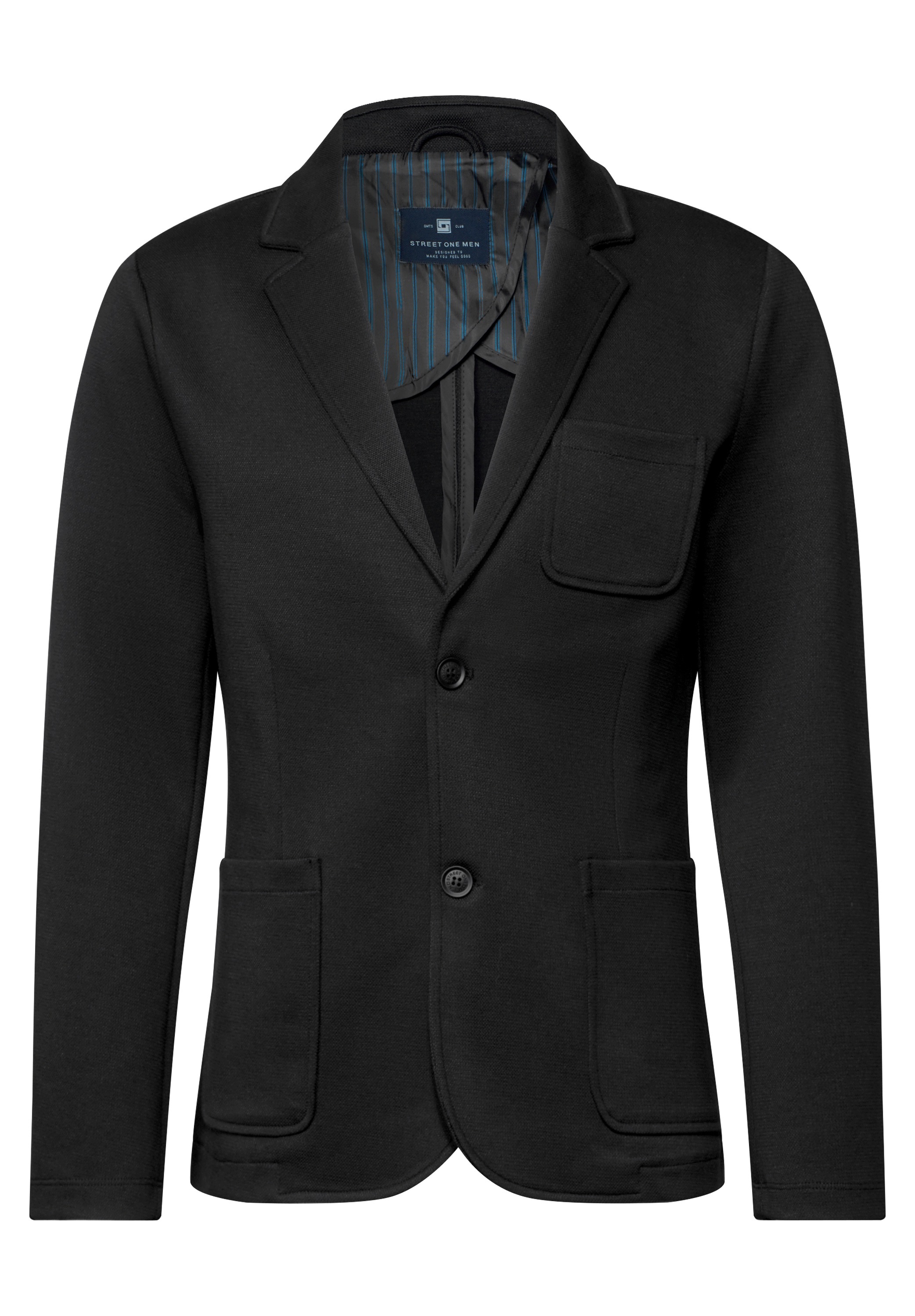STREET ONE MEN Funktionsjacke, ohne Kapuze, mit Reverskragen