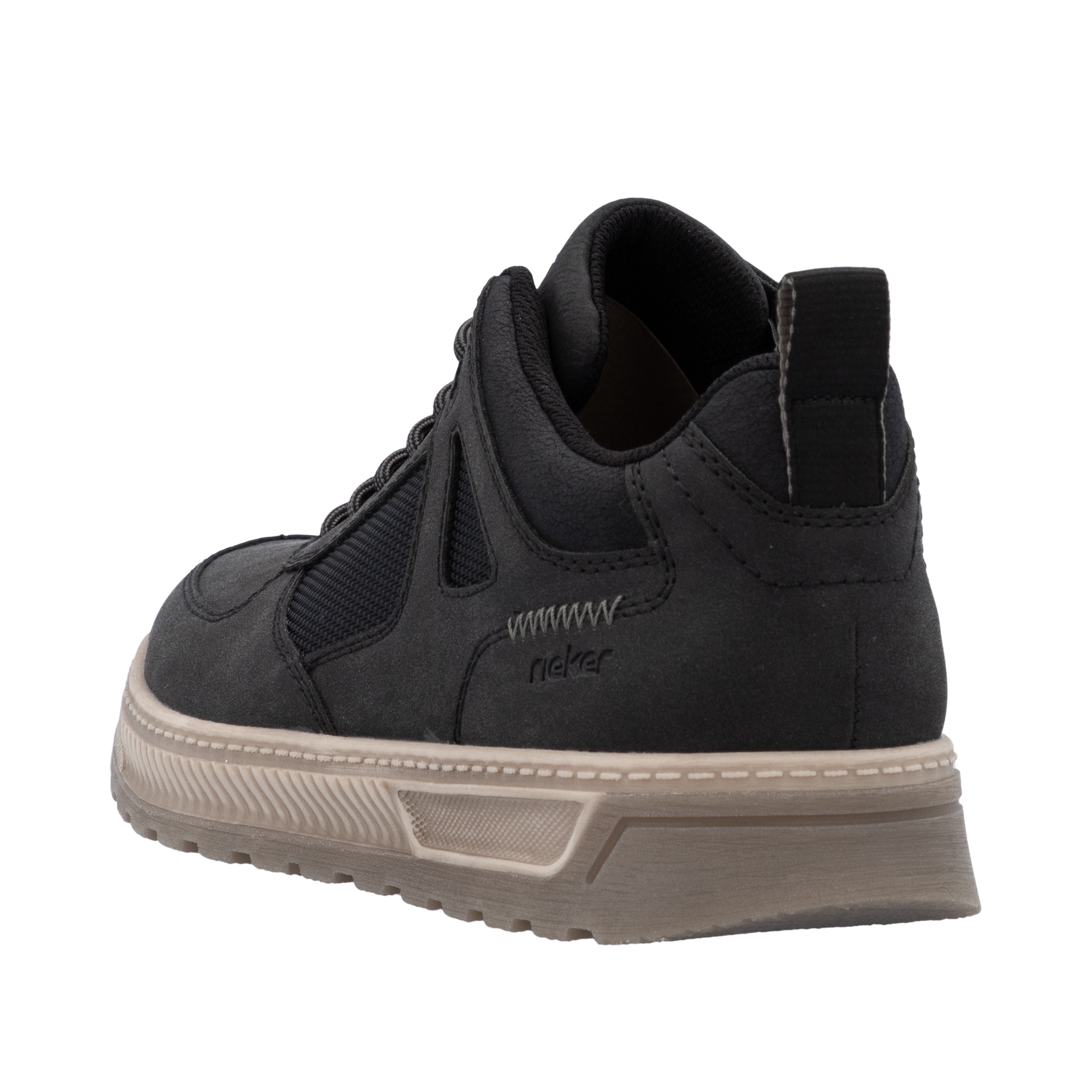 Rieker Sneaker, Schnürschuh, Halbschuh, Outdoorschuh mit gepolstertem Schaftrand