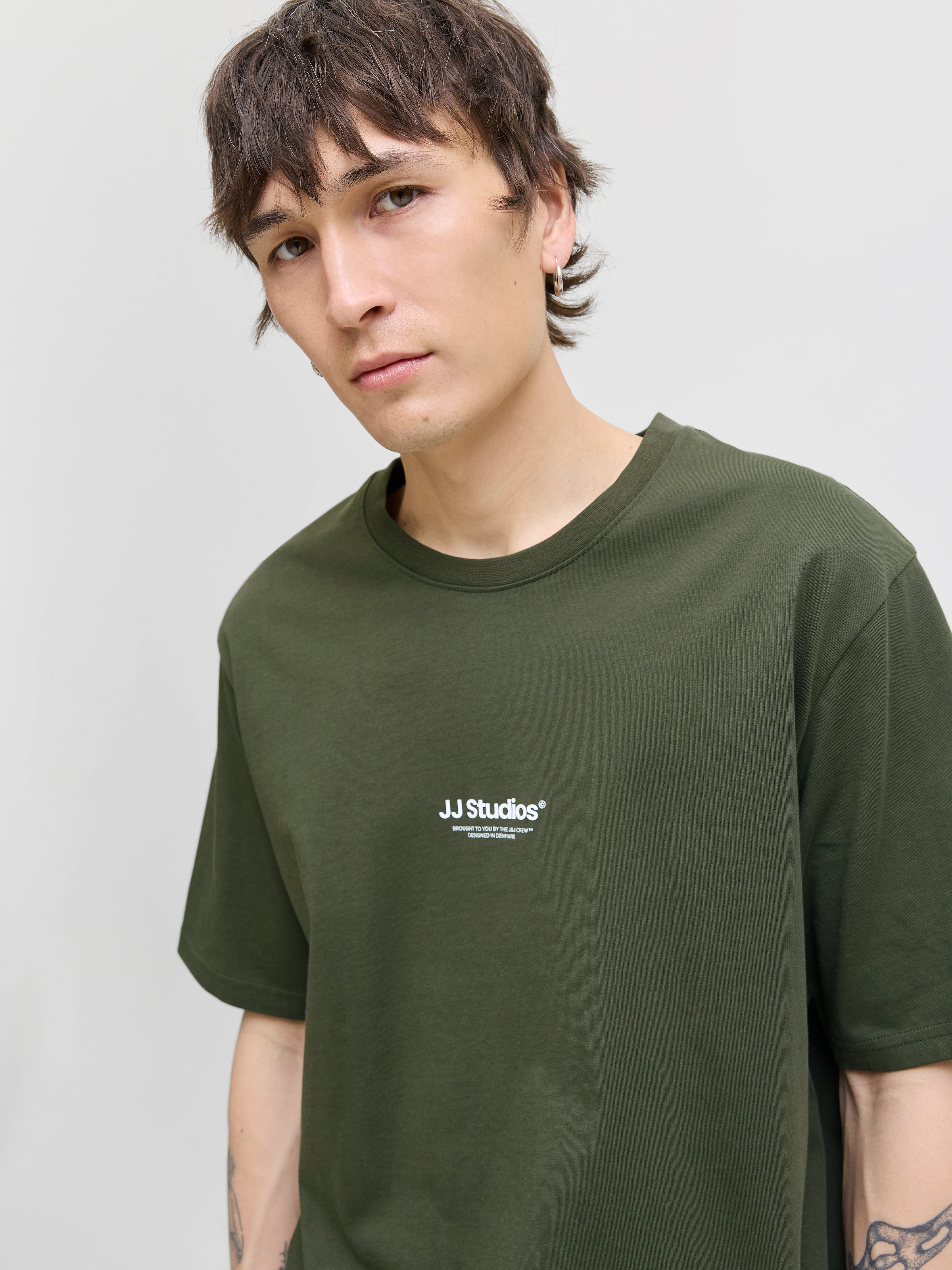 Jack & Jones T-Shirt »JJESOHO TEE SS CREW NECK NOOS« Baumwolle, relaxed fit