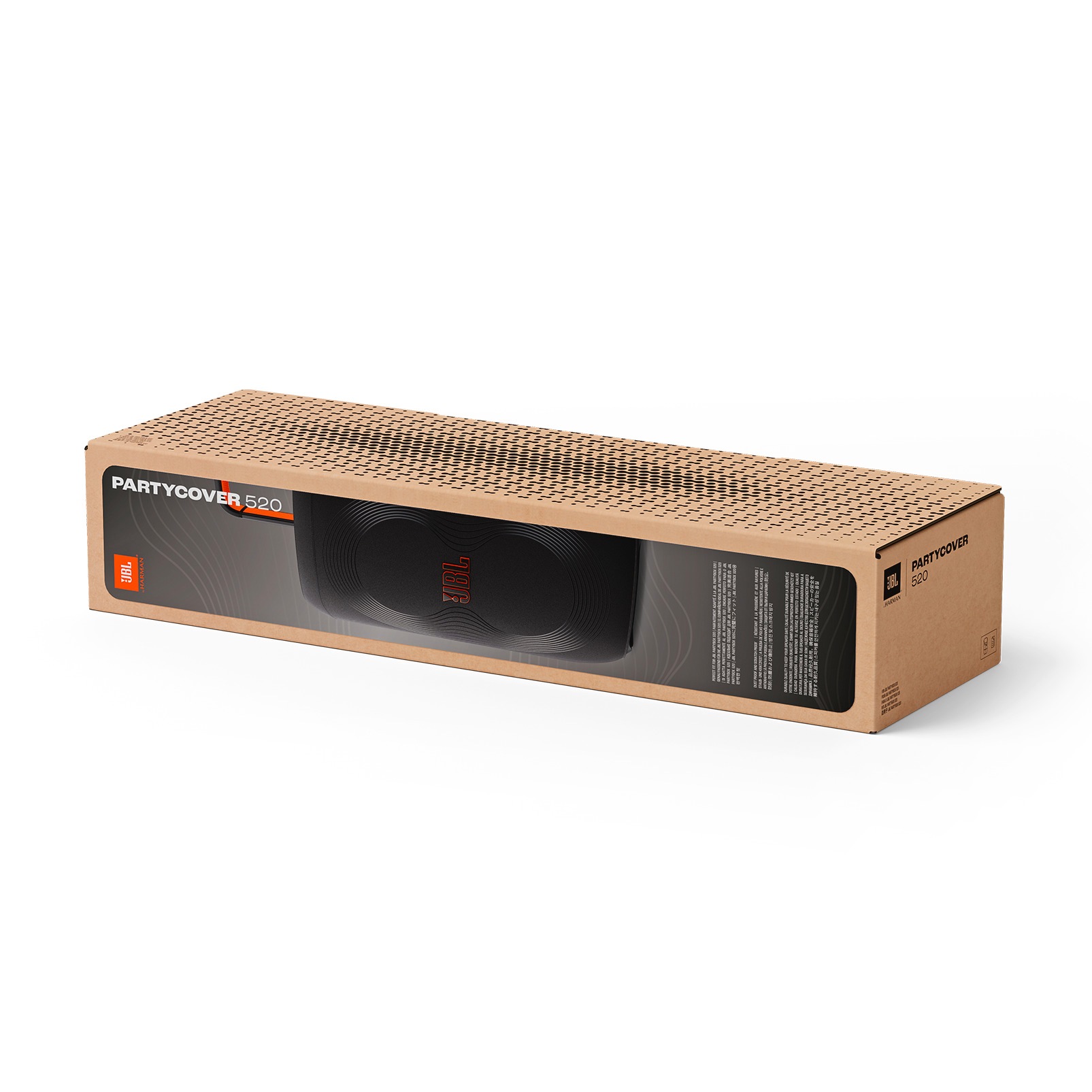 JBL Lautsprecher-Hülle »Partybox Cover für JBL PartyBox 520«, JBL PartyBox 520, Schutzhülle,Hülle, robust, faltbar, flexibel