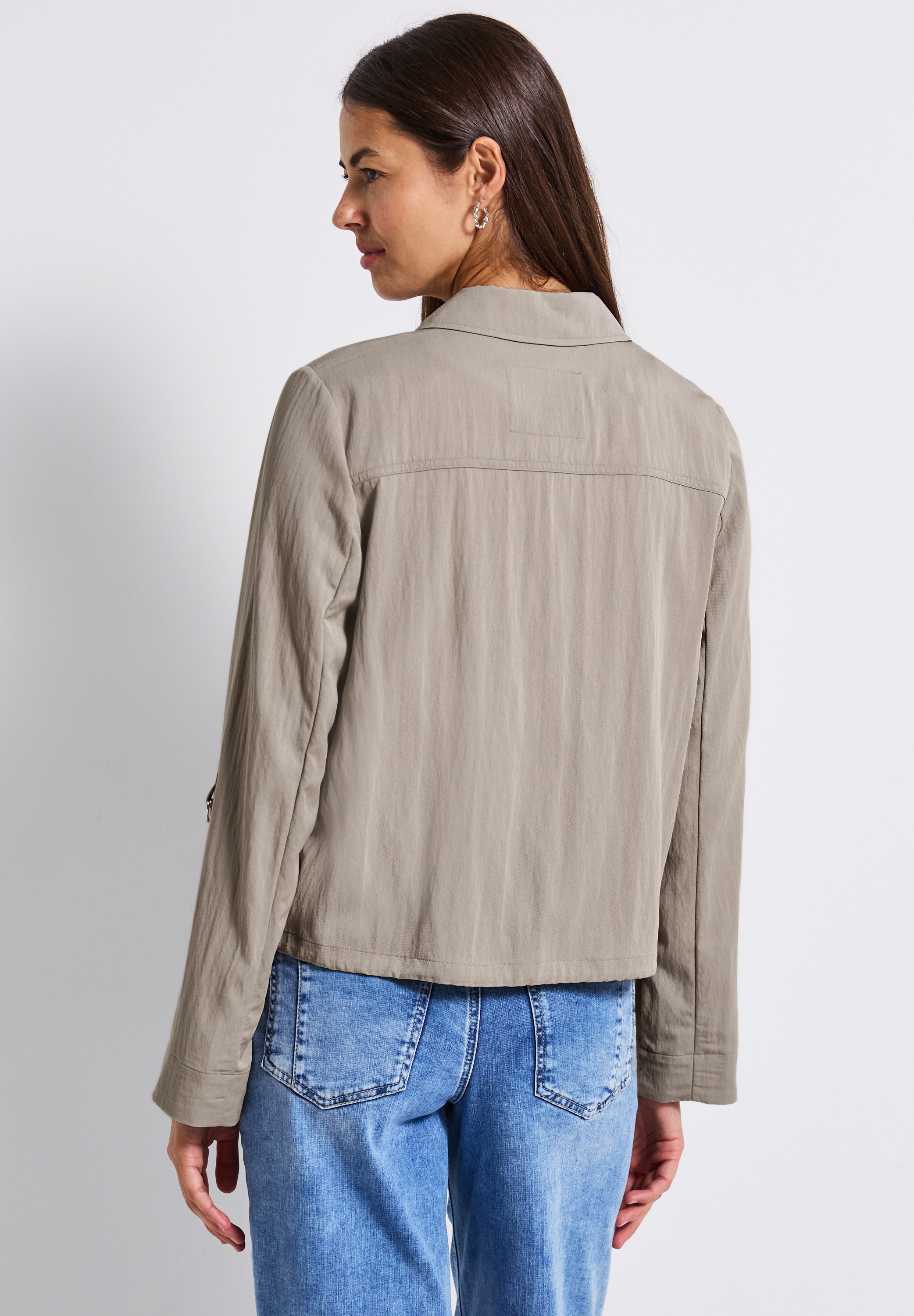 STREET ONE Kurzjacke, ohne Kapuze, mit Knopfleiste